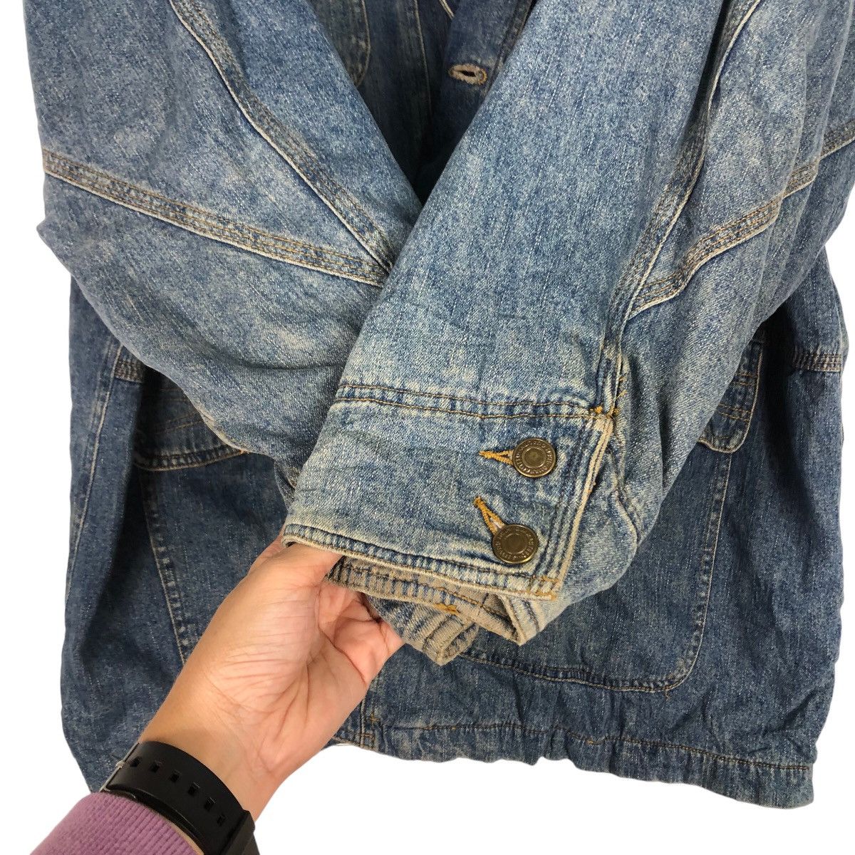 Hai Sporting Gear 🔥Vtg Denim Jacket Blanket Lining This Man Sporting Japan Size US M / EU 48-50 / 2 - 13 Thumbnail