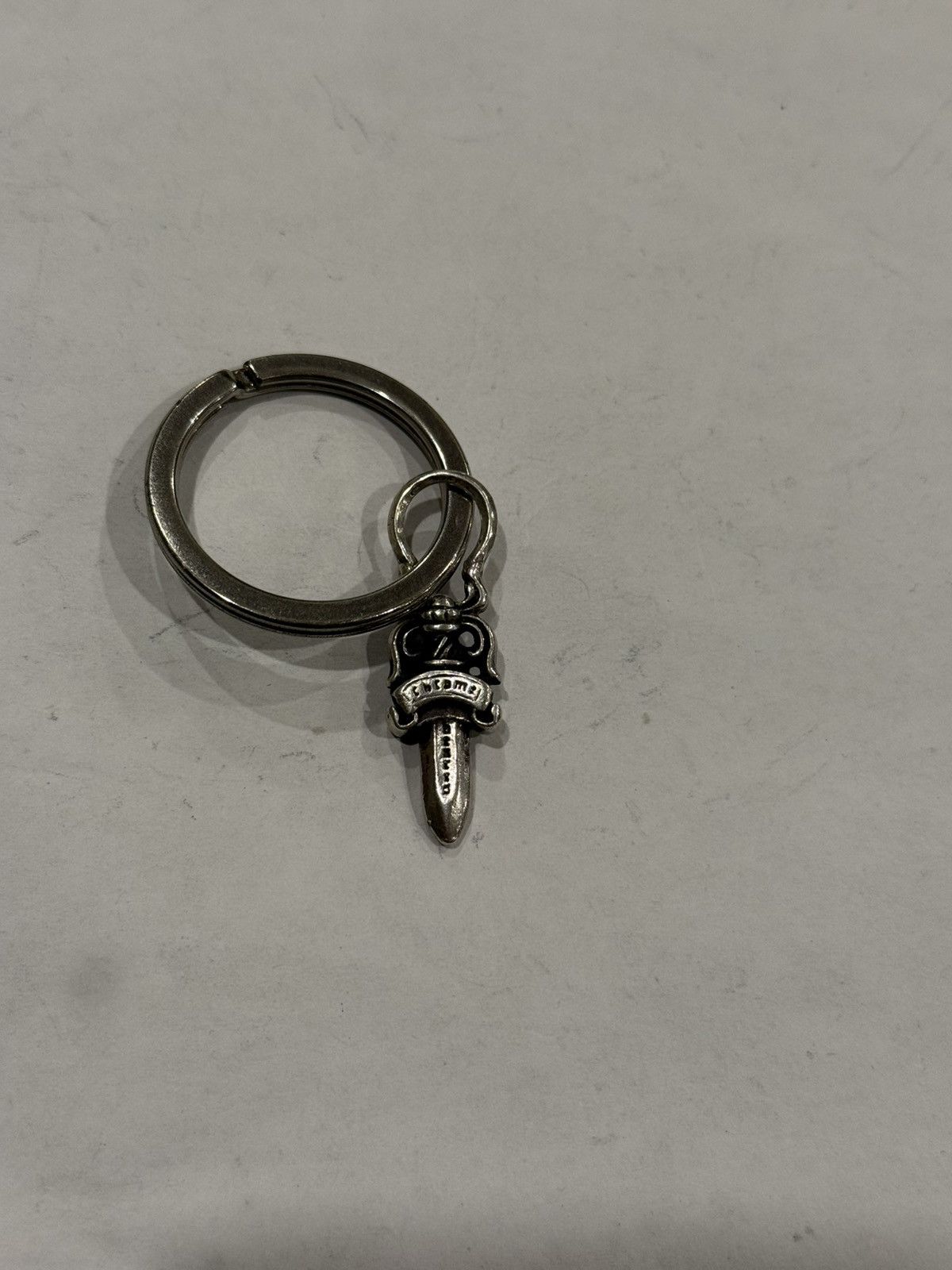 Chrome Hearts Chrome Hearts Dagger Pendant Keychain Silver Split Ring #5 Size ONE SIZE - 3 Thumbnail