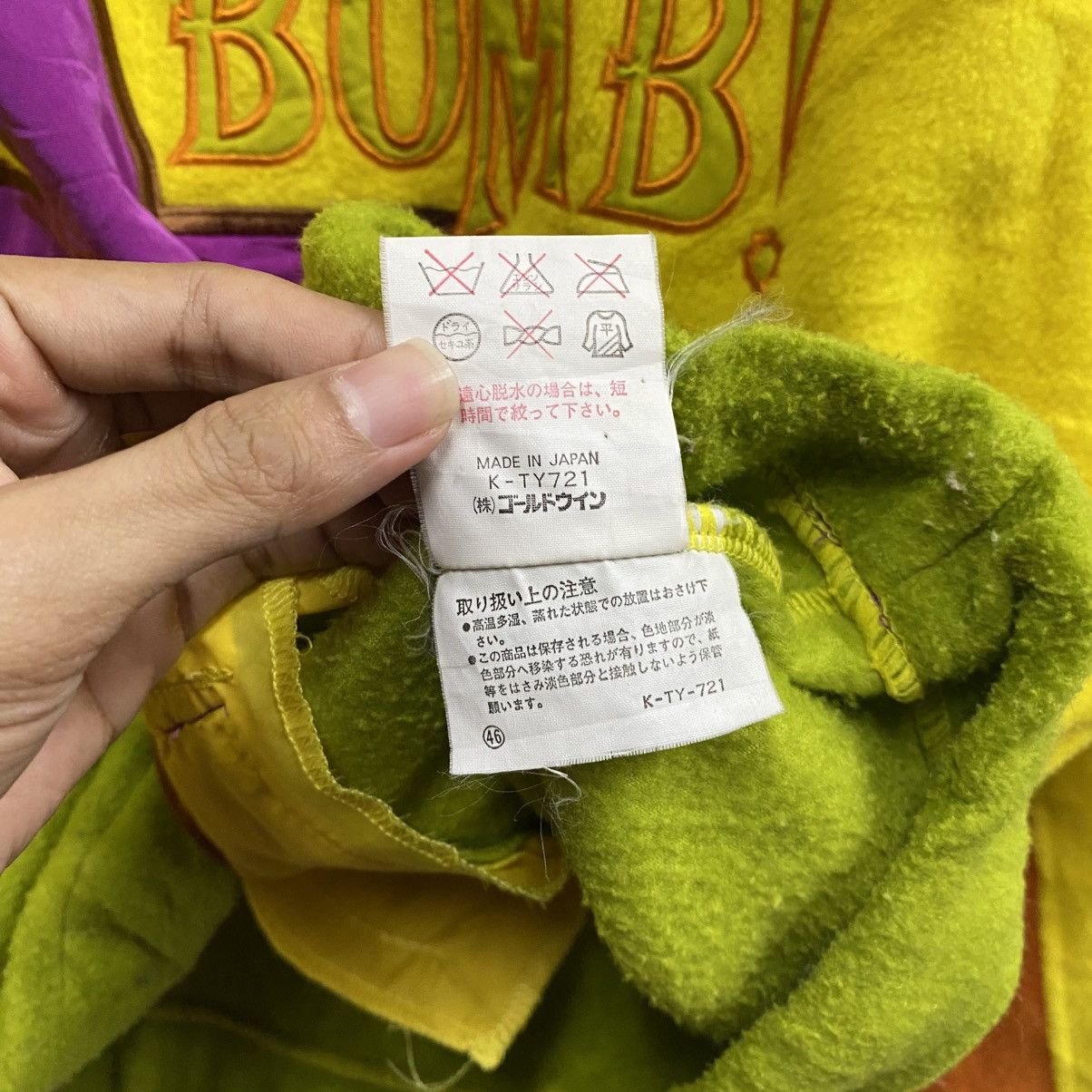 Goldwin Vintage Goldwin Rodeo Bomb! Multi Colour Fleece Ski Jackets Size US M / EU 48-50 / 2 - 18 Thumbnail