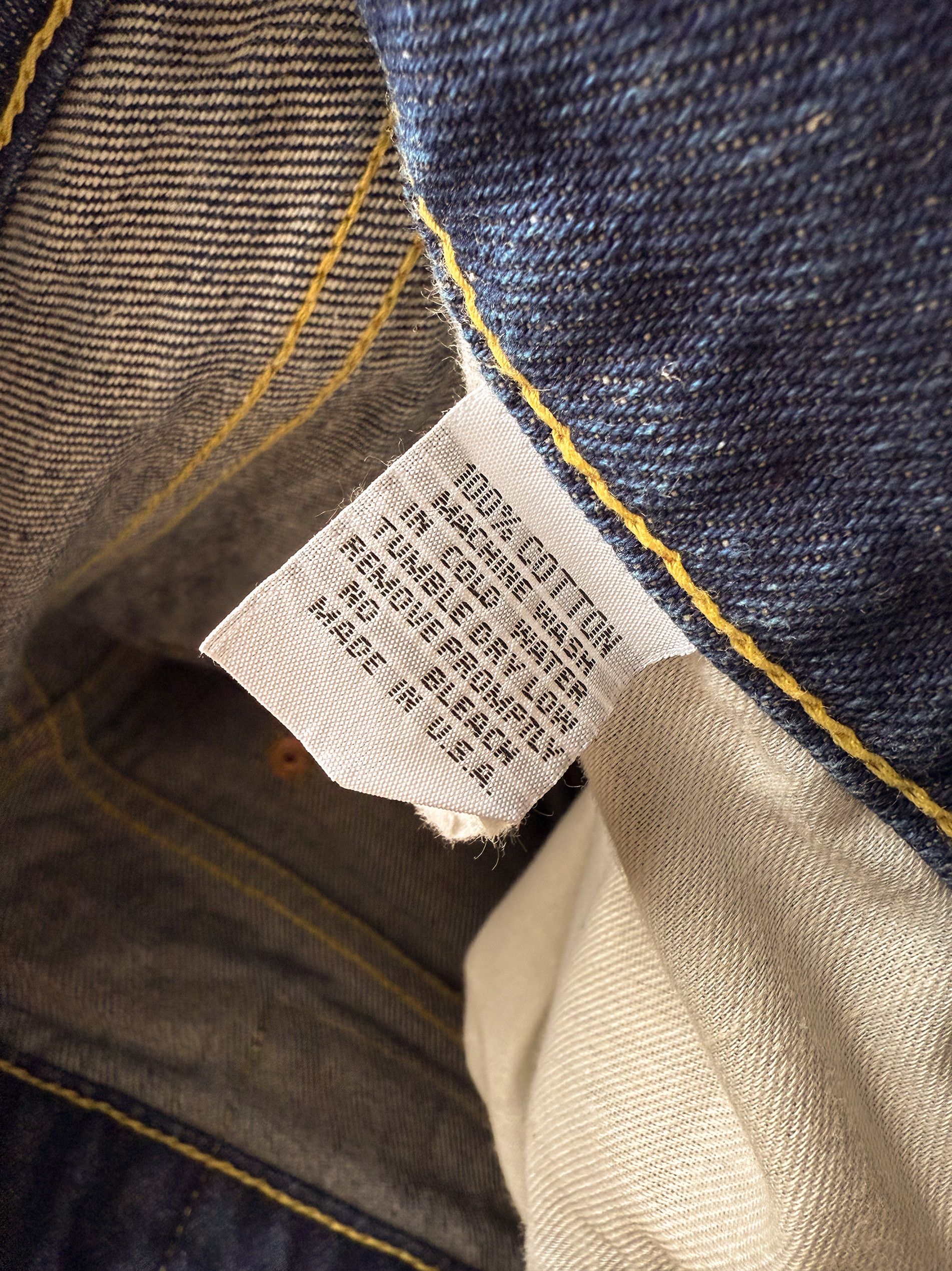 CARSON WACH Carson Wach The Original 333 Classic Raw Indigo Denim Jeans Size US 34 / EU 50 - 14 Thumbnail