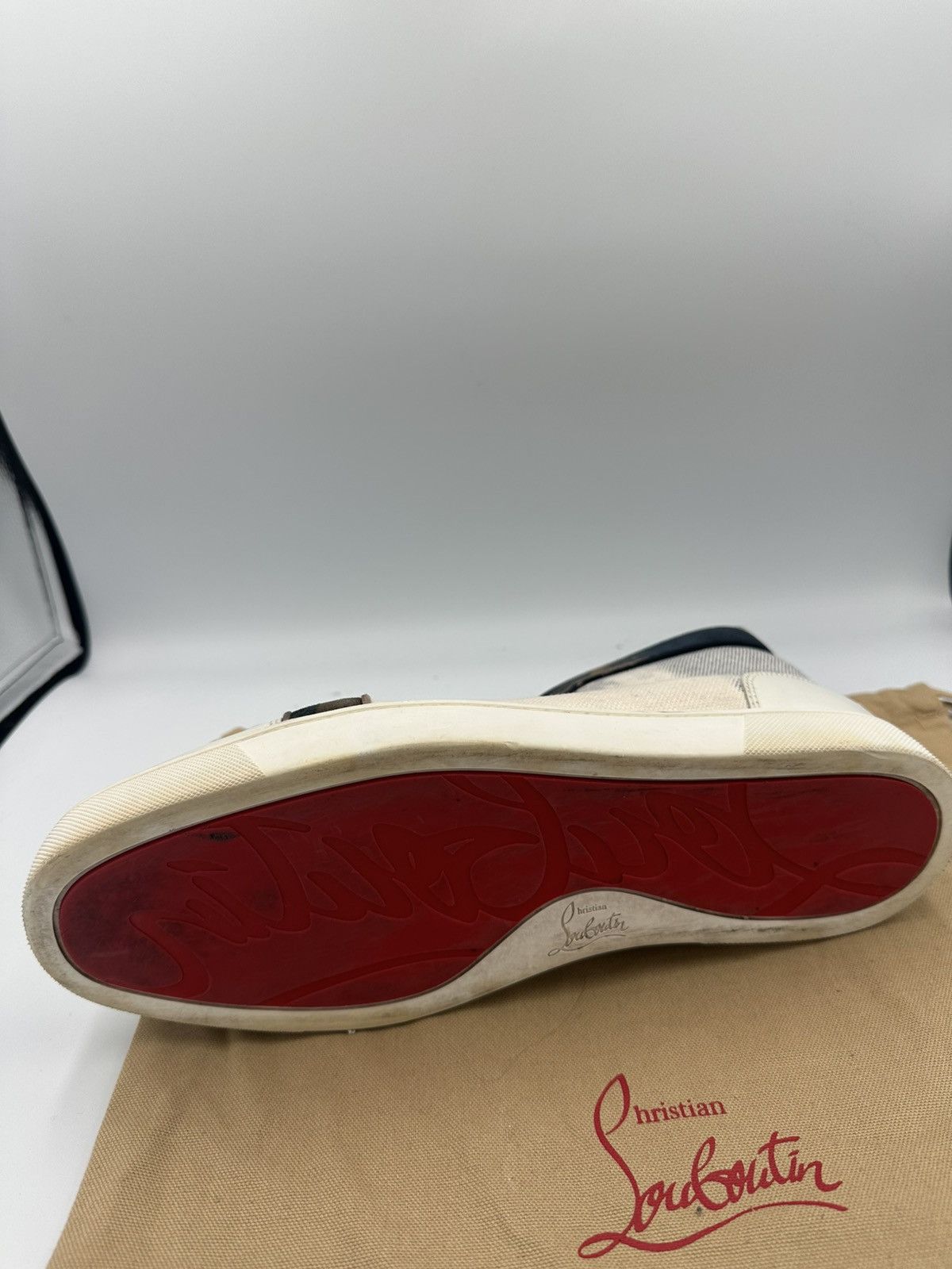 Christian Louboutin Christian Louboutin High Top Sneakers Size US 13 / EU 46 - 20 Thumbnail