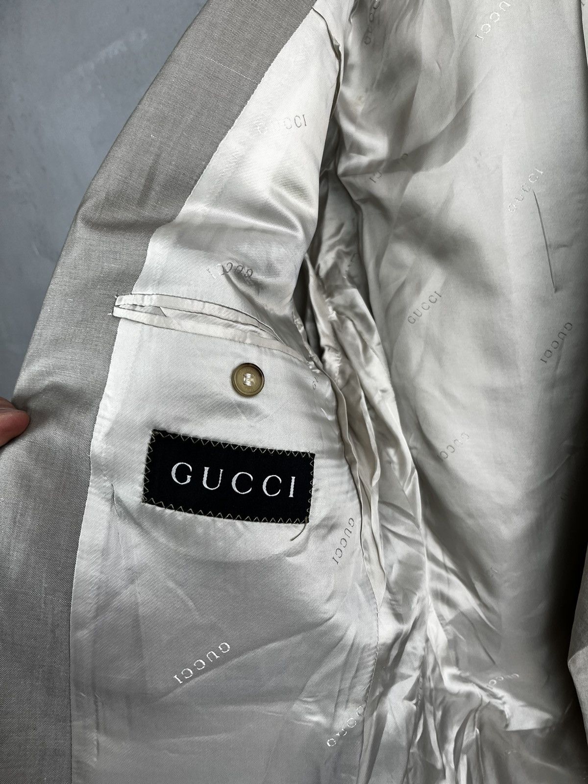 Gucci × Vintage Gucci blazer jacket vintage 90s Size 52R - 21 Thumbnail