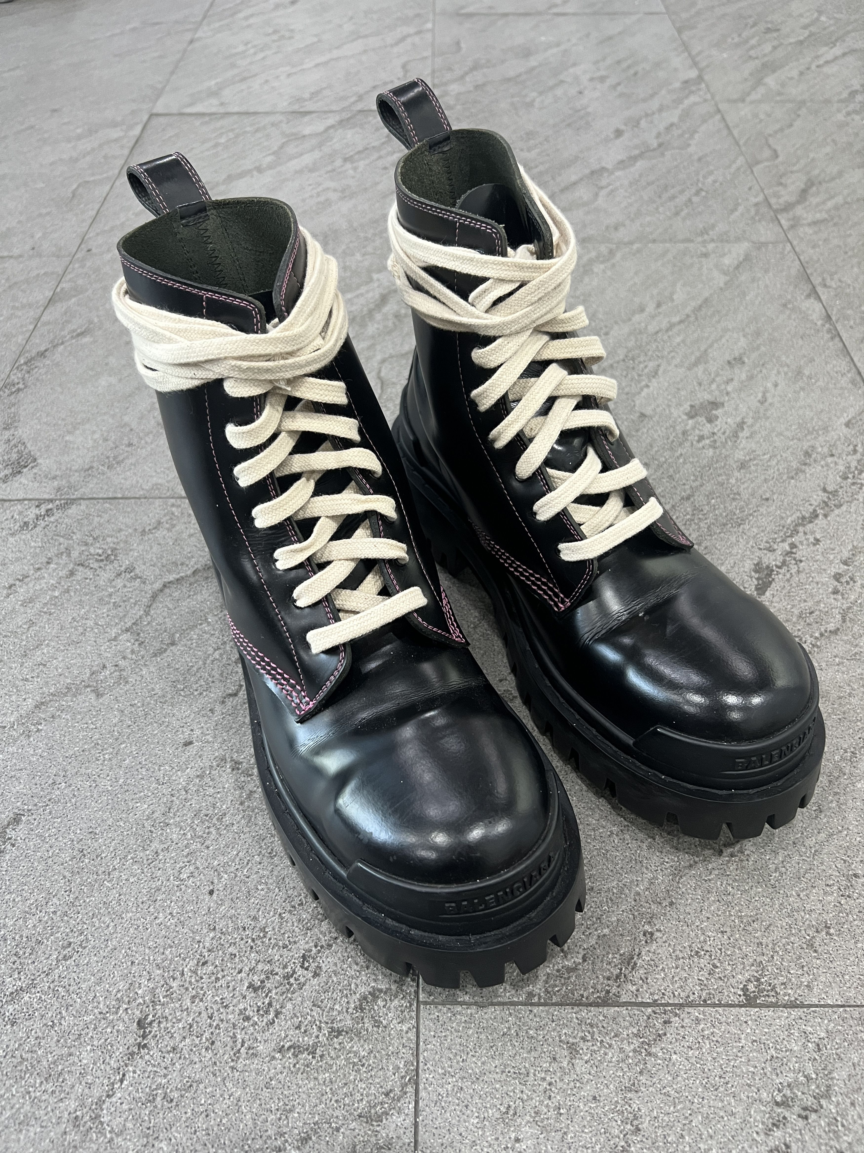 Balenciaga Balenciaga Strike Lace Up Boots EU39 Size US 9 / IT 39 - 4 Thumbnail