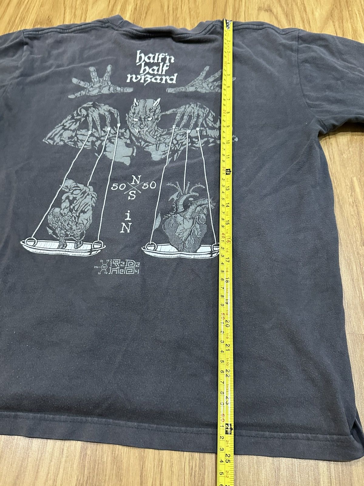 Anime Half N Half Wizard Vintage Tee Size US M / EU 48-50 / 2 - 6 Thumbnail