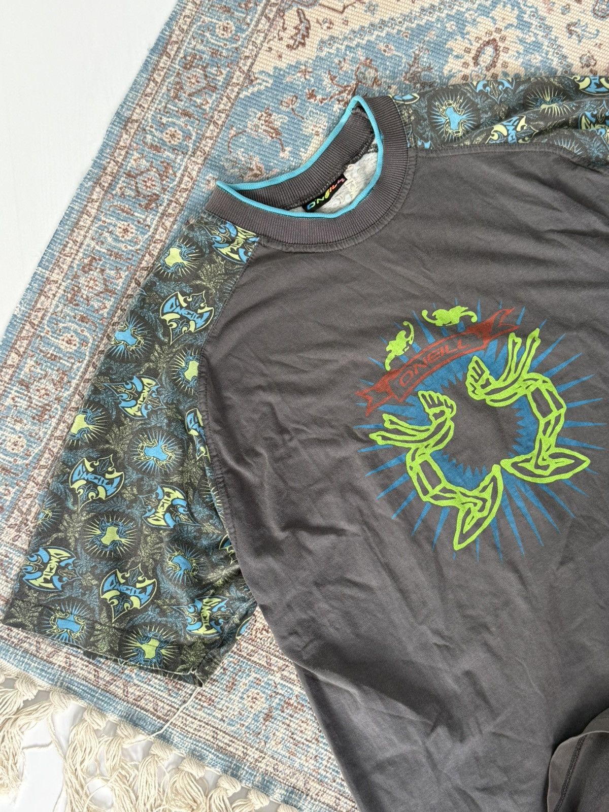 O'Neill Vintage 90s Oneill Surf Y2K T-Shirt Size US L / EU 52-54 / 3 - 2 Thumbnail