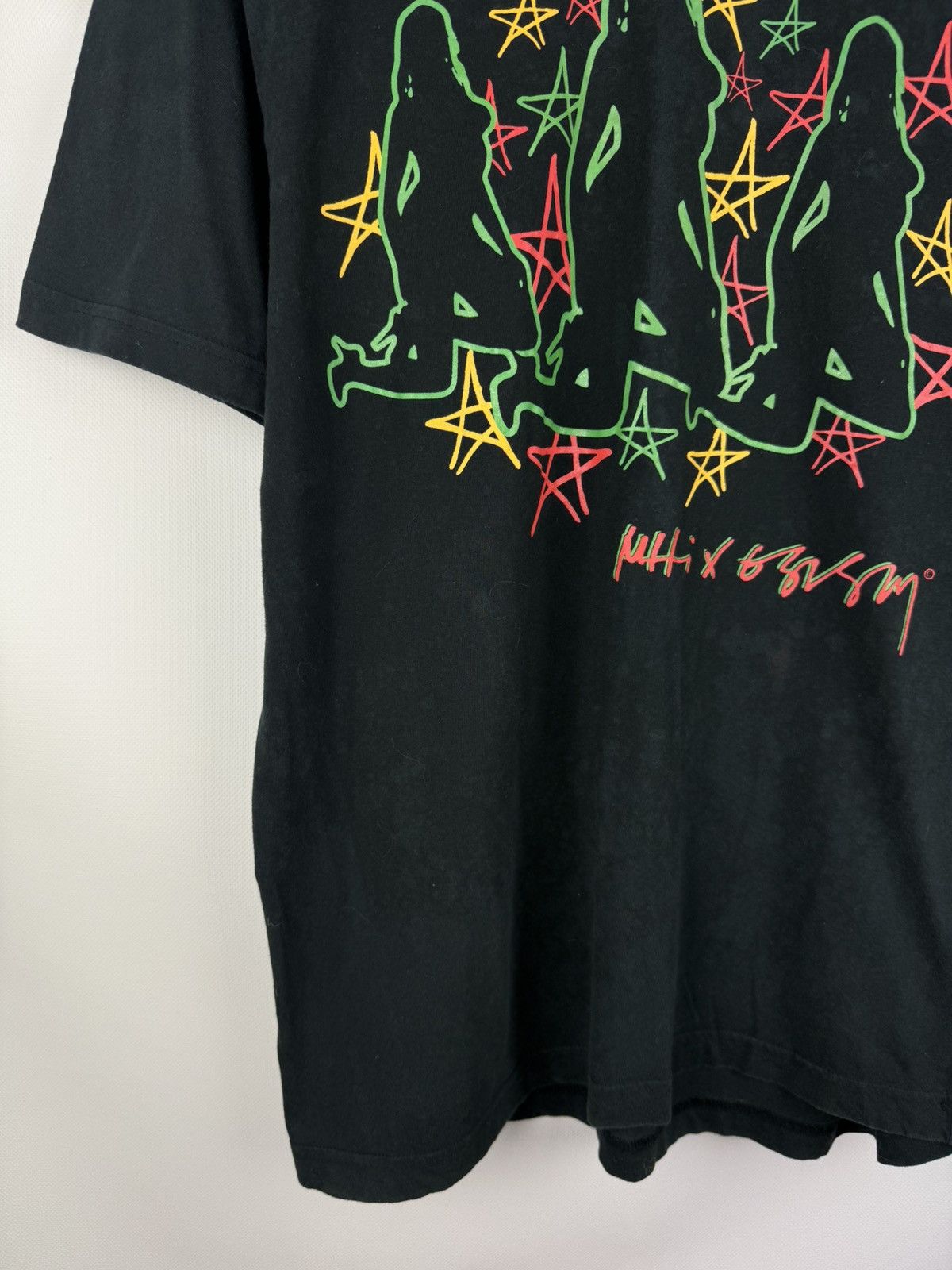 Maharishi Rare MHI Maharishi Overprinted Short Sleeve Cotton T Shirt Size US L / EU 52-54 / 3 - 7 Thumbnail