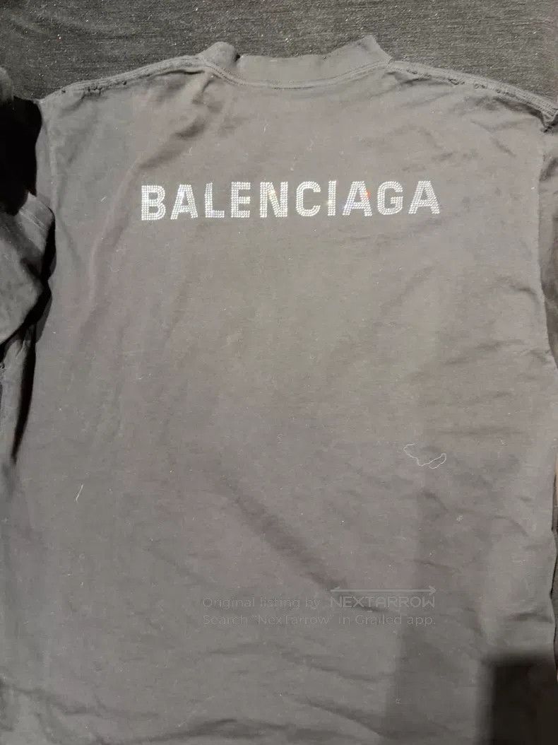 Balenciaga Balenciaga Short Sleeve T-Shirt Size US L / EU 52-54 / 3 - 2 Thumbnail
