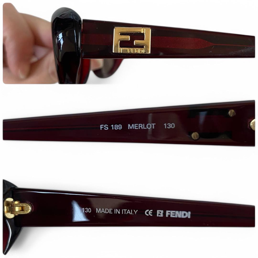 Fendi Fendi - FF Silver Sunglasses Brown Metalic Size ONE SIZE - 7 Thumbnail
