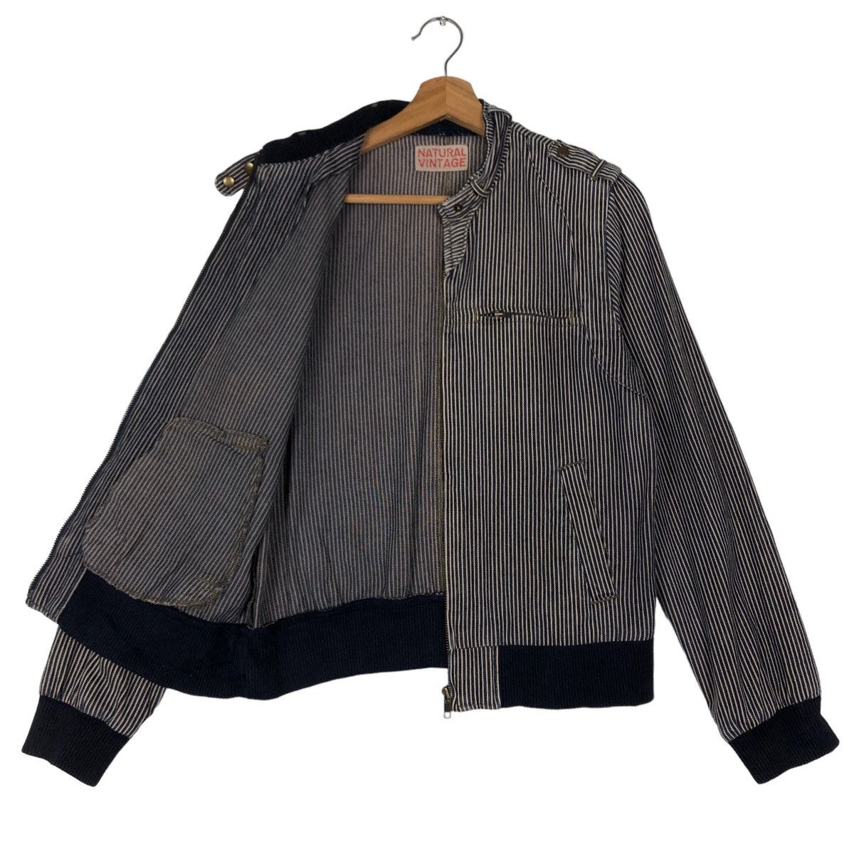 Hysteric Glamour 🔥Vintage Hikory Chore Jacket Natural Vintage Japan Made Size US M / EU 48-50 / 2 - 9 Thumbnail