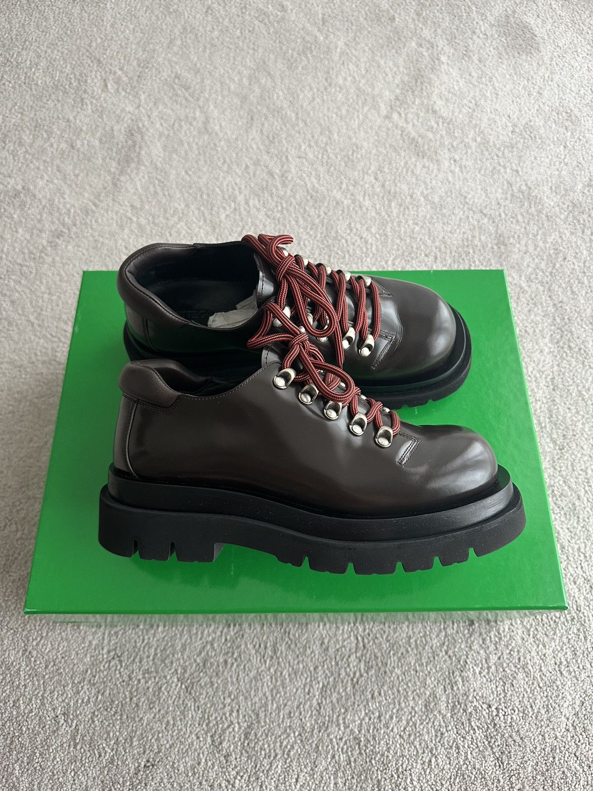 Bottega Veneta Bottega Veneta Lace-up Hikings Boot Low Size US 8 / EU 41 - 1 Thumbnail