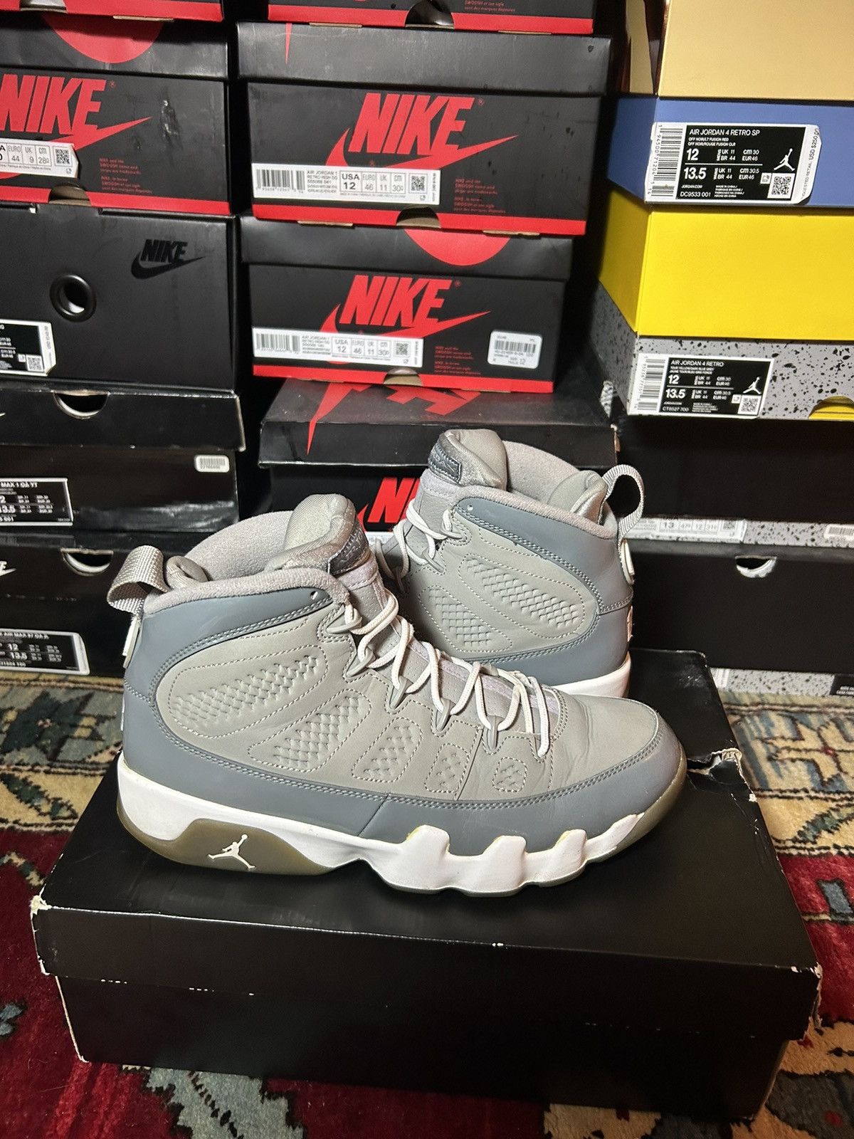 Jordan Brand Jordan 9 Cool grey size 8 2012 Size US 8 / EU 41 - 1 Thumbnail