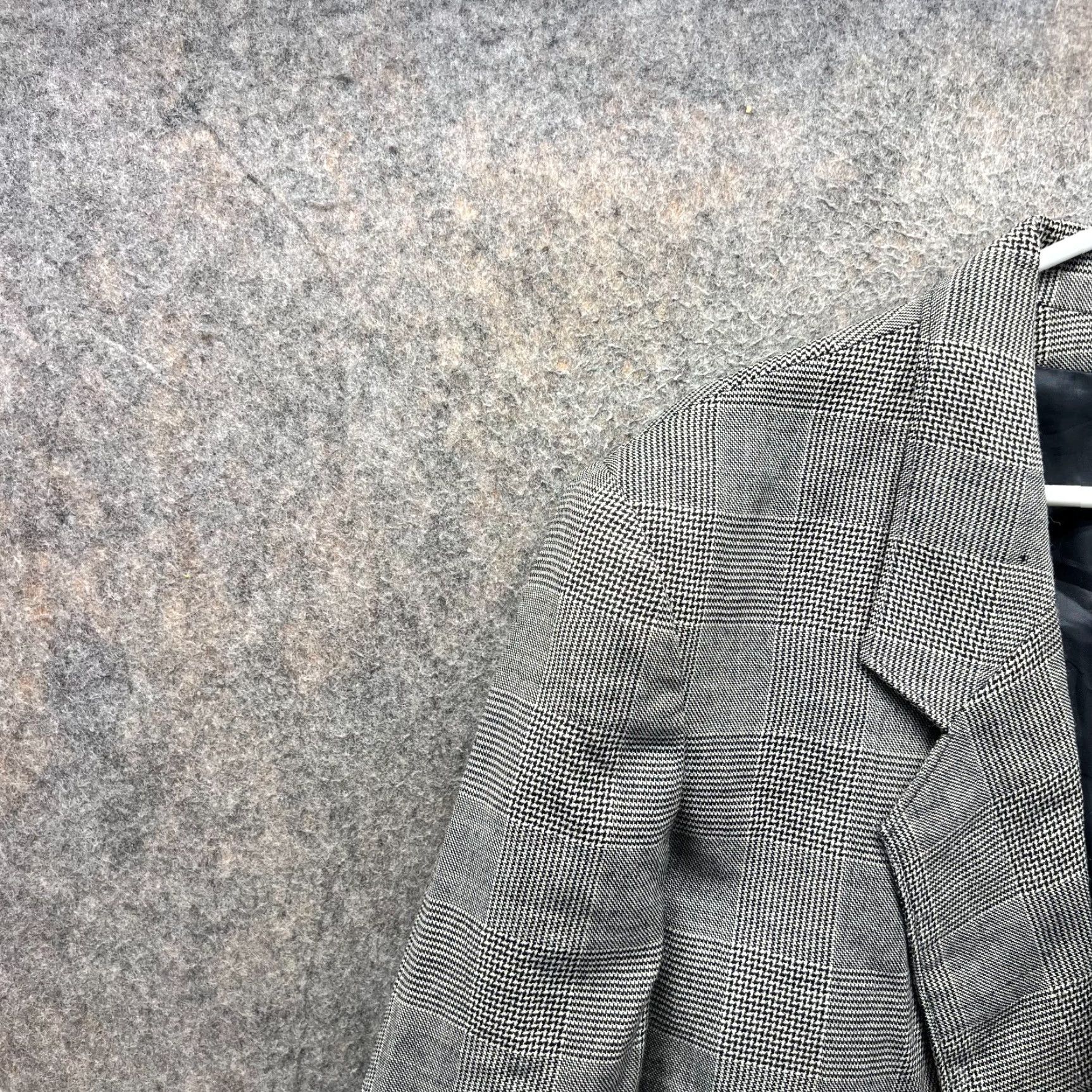 Pendleton VINTAGE Pendleton Blazer Womens 16 Grey Wool Plaid Checkered Sport Coat Size XXL / US 16-18 / IT 52-54 - 4 Thumbnail