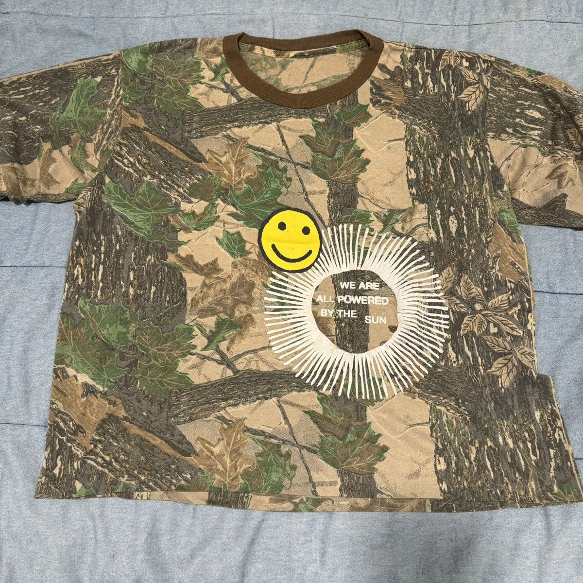 image of Cactus Plant Flea Market Cpfm Camo Powered By The Sun Tee, Men's (Size XL)