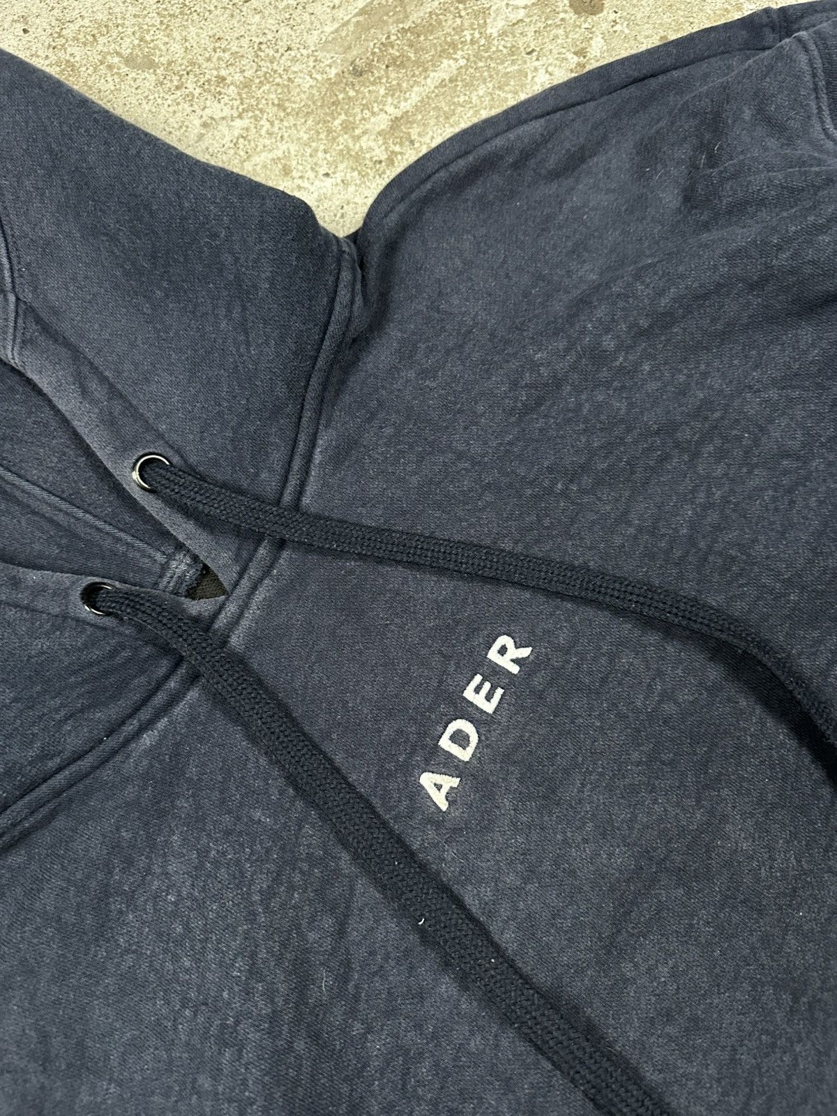 Ader Error Ader Error Navy Boxy Camel Hoodie Center Logo Size US S / EU 44-46 / 1 - 8 Thumbnail