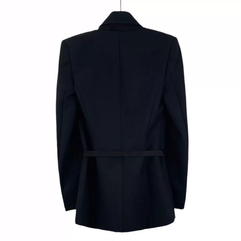 Fendi FENDI Black notch collar long-sleeve suit jacket Size XXS / US 00 / IT 34 - 2 Thumbnail