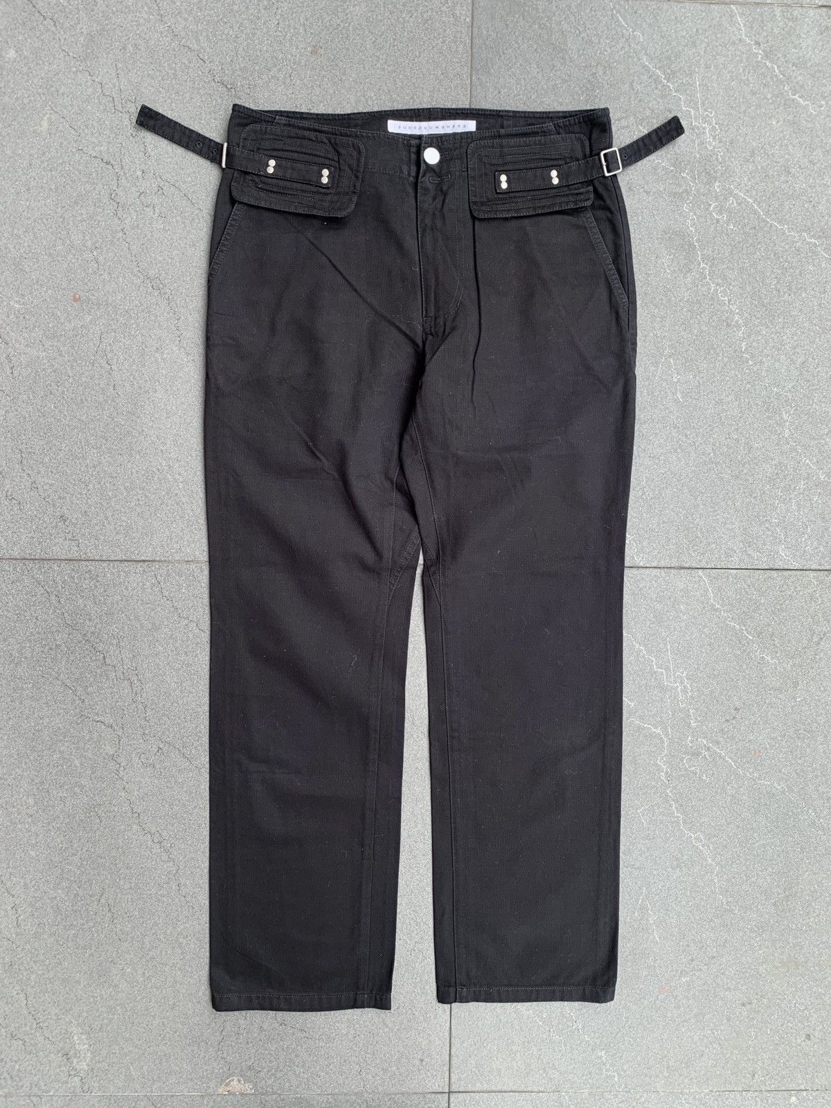 Issey Miyake Sunaokuwahara Cargo Pocket Trousers Size US 30 / EU 46 - 2 Thumbnail