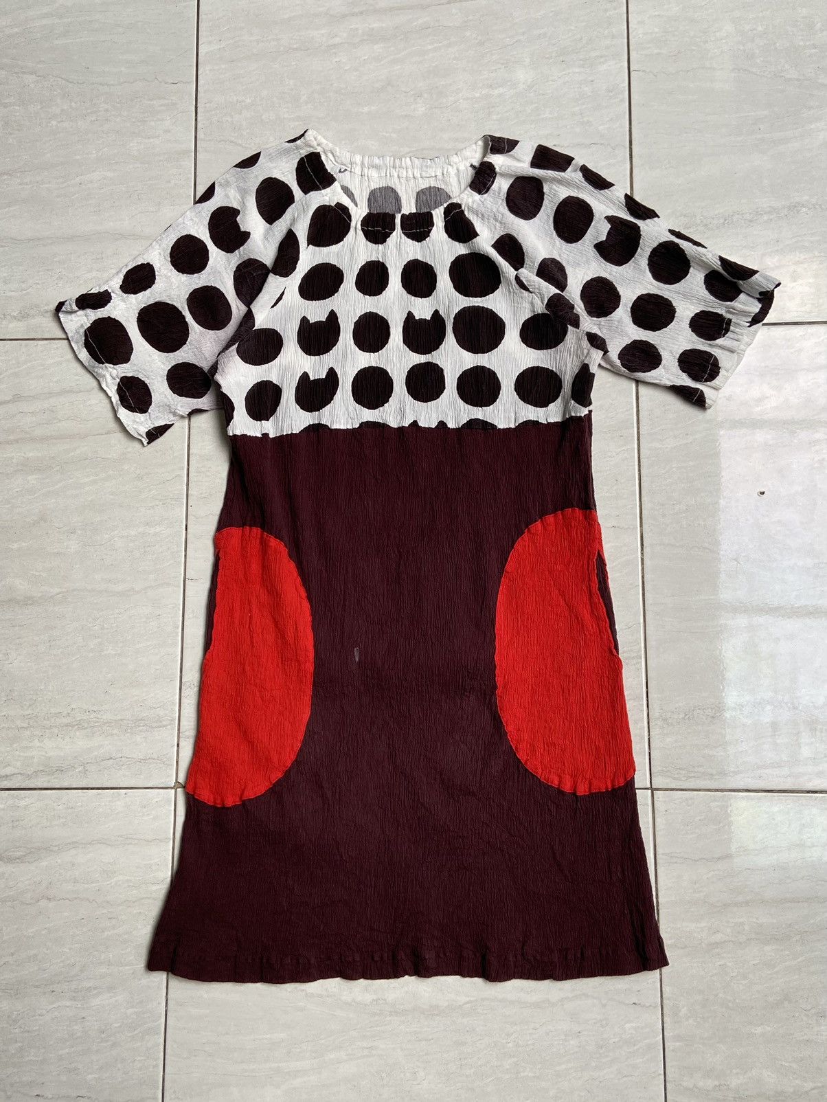 TSUMORI CHISATO Polkadot Midi Dress