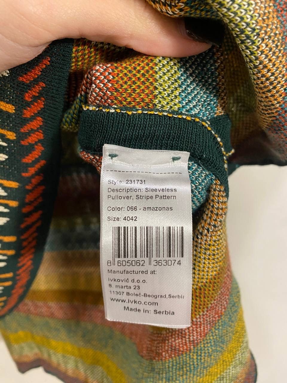 Vintage Ivko sweater poncho Size L / US 10 / IT 46 - 4 Thumbnail