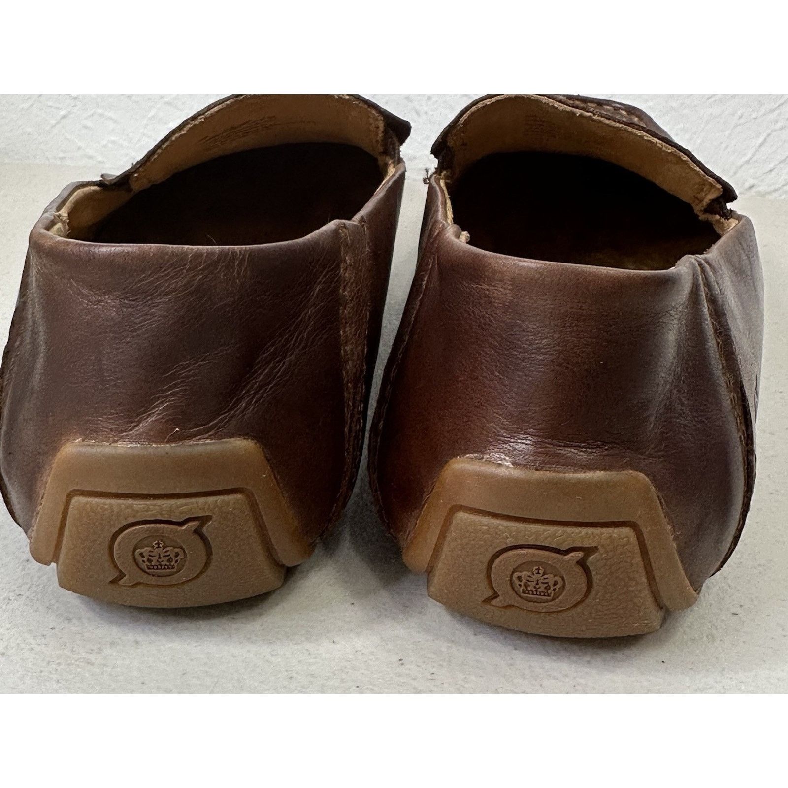 Born Born Allen Mens 8M Slip On Leather Driving Shoes Moccasin Size US 8 / EU 41 - 2 Thumbnail