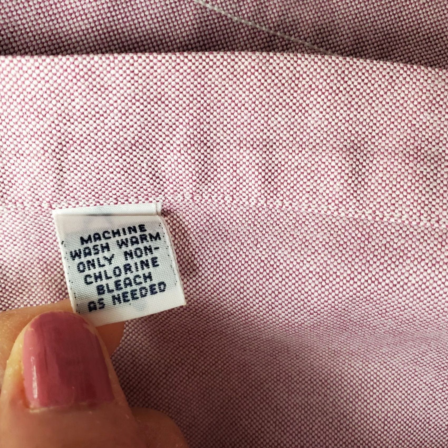 Ralph Lauren Ralph Lauren Dress Shirt Mens 16 Pink Yarmouth Long Sleeve Pony Logo Button-Down Shirt Mens Size 16 Pink Solid 100% Cotton Casual Holiday Size 42R - 5 Thumbnail