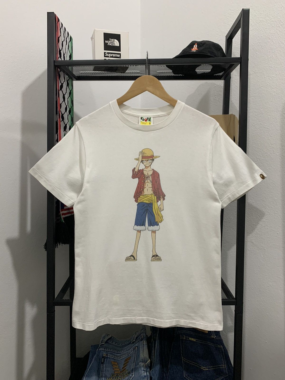 Bape × One Piece 🔥RARE🔥 Bape X Luffy one piece Size US S / EU 44-46 / 1 - 1 Thumbnail