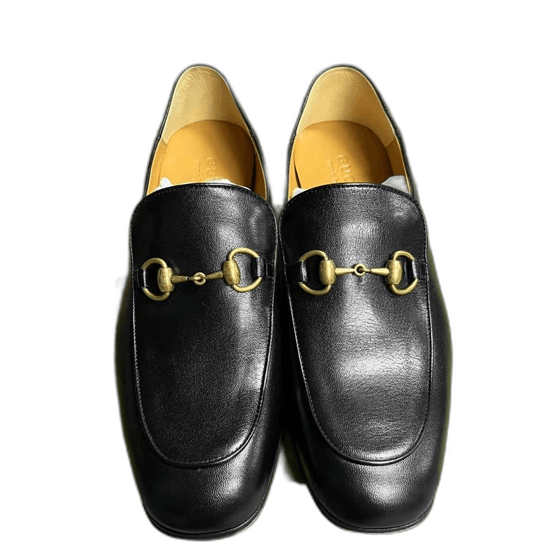 Gucci Gucci Black Leather Loafers Casual Shoes Size US 7.5 / EU 40-41 - 1 Thumbnail