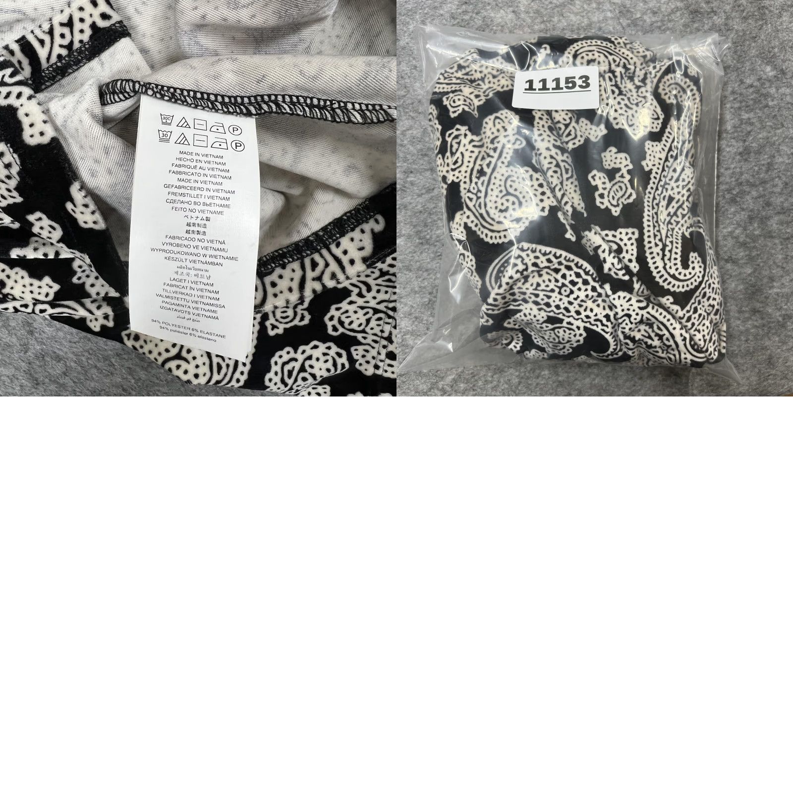 Vintage Michael Michael Kors Dress Womens 2X Black Paisley Ruched Jersey Sheath Short Size XXL / US 16-18 / IT 52-54 - 10 Thumbnail