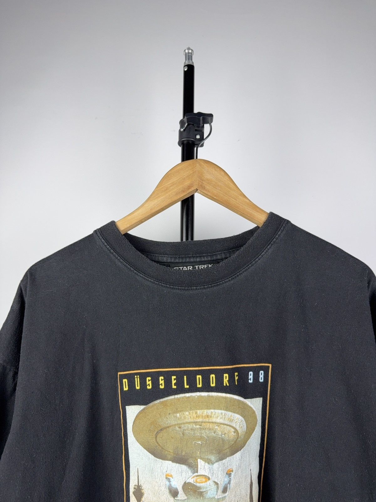 Sci-Fi Fantasy × Vintage Vintage Star Trek 1998 Sci-Fi Promo Movie Tee Shirt Size US XL / EU 56 / 4 - 2 Thumbnail