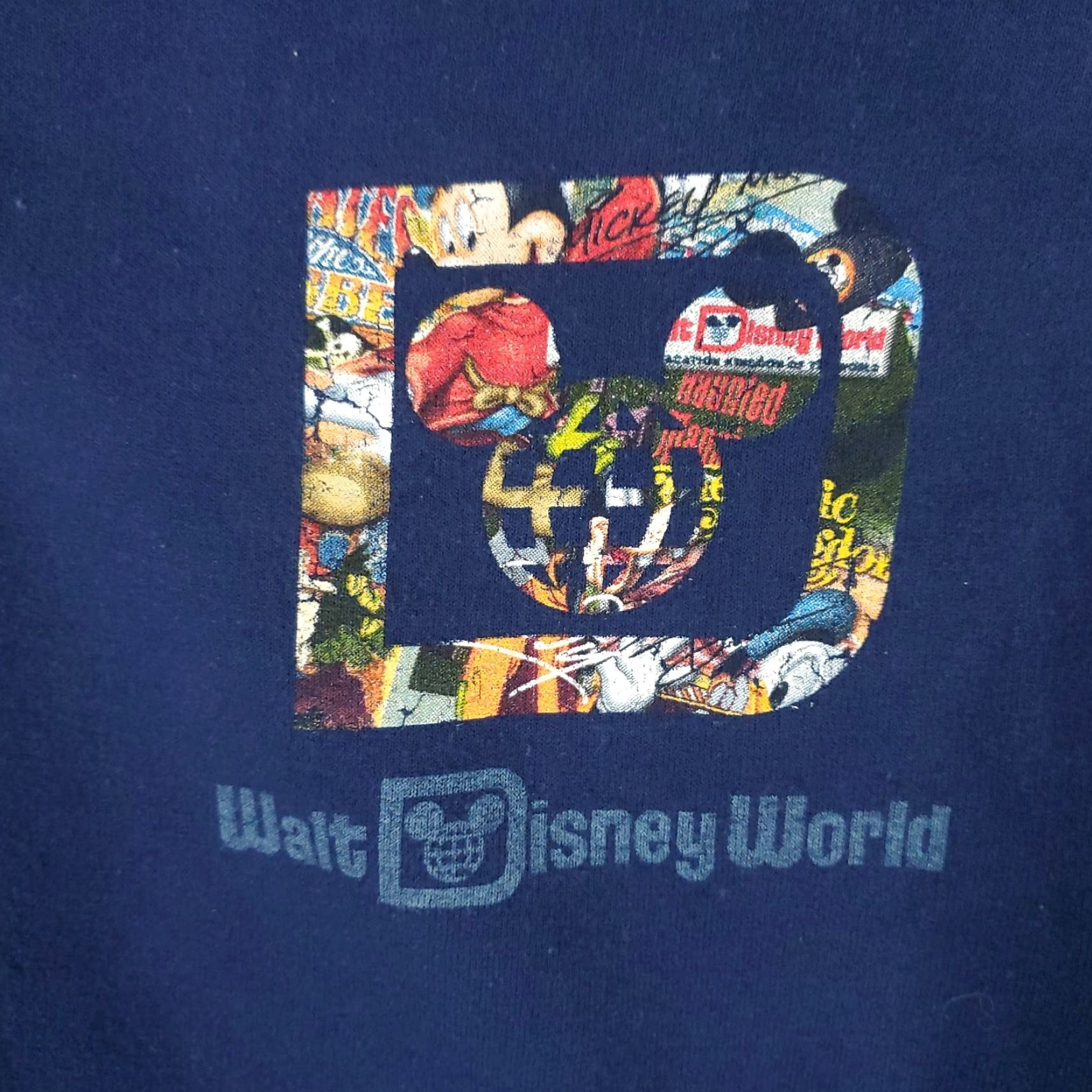 Disney Disney Hoodie Full Zip Sweatshirt Mens Small Blue Mickey Mouse Casual Size US S / EU 44-46 / 1 - 2 Thumbnail