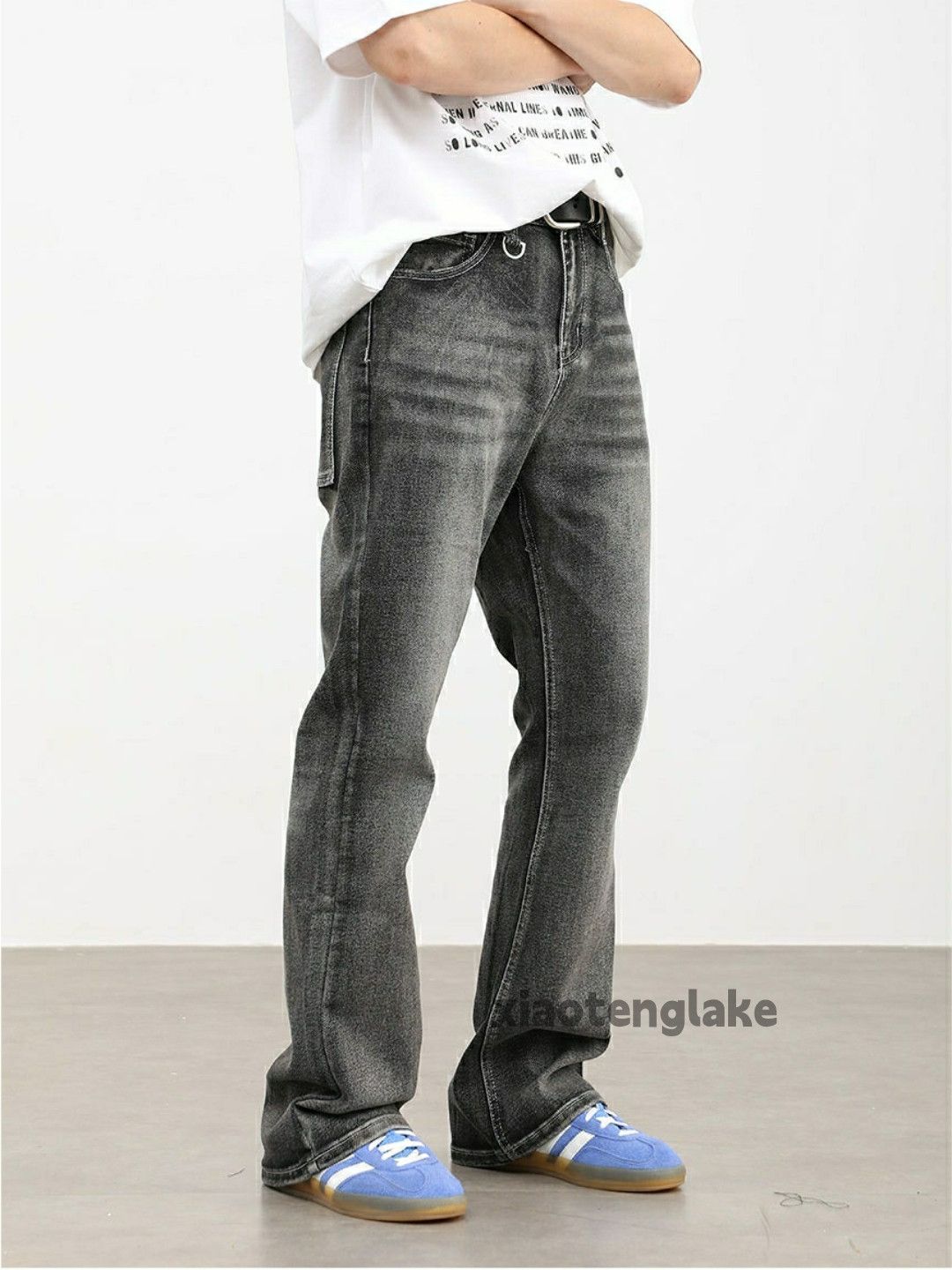 Jean × Vintage washed faded cleanfit yuppie bootcut grunge jeans Size US 30 / EU 46 - 3 Thumbnail