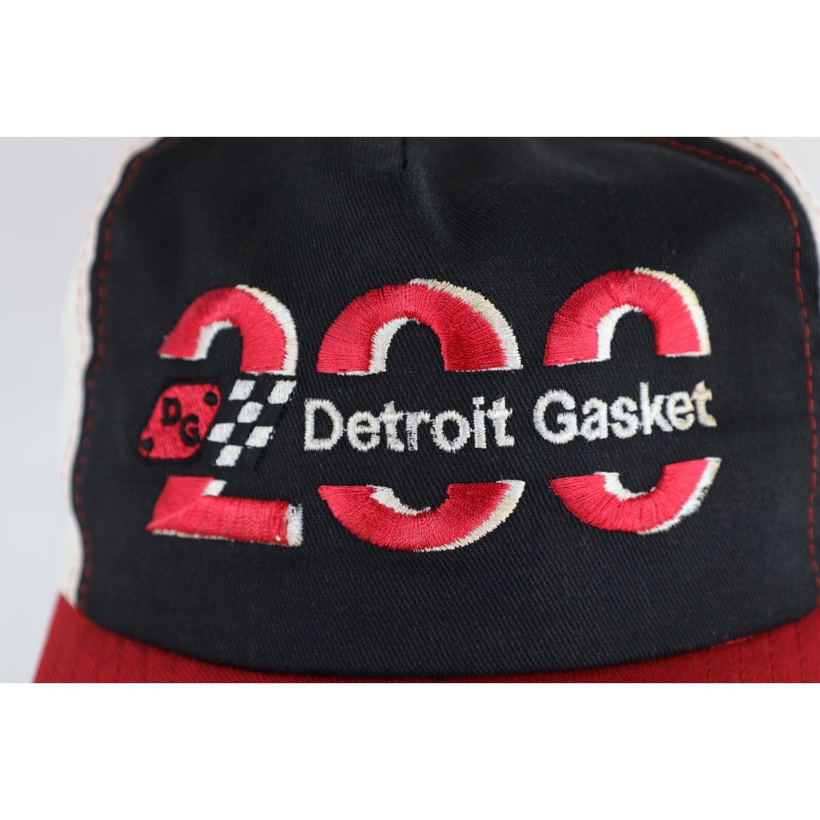 Vintage Vintage 90s NASCAR Detroit Gasket 200 Racing Snapback Hat Size ONE SIZE - 3 Thumbnail
