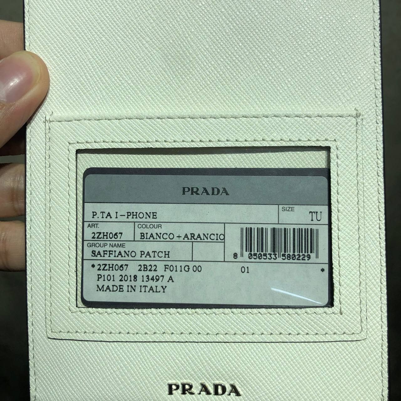 Prada Prada Saffiano Patch Phone holder cross body bag BNWT Size ONE SIZE - 8 Thumbnail