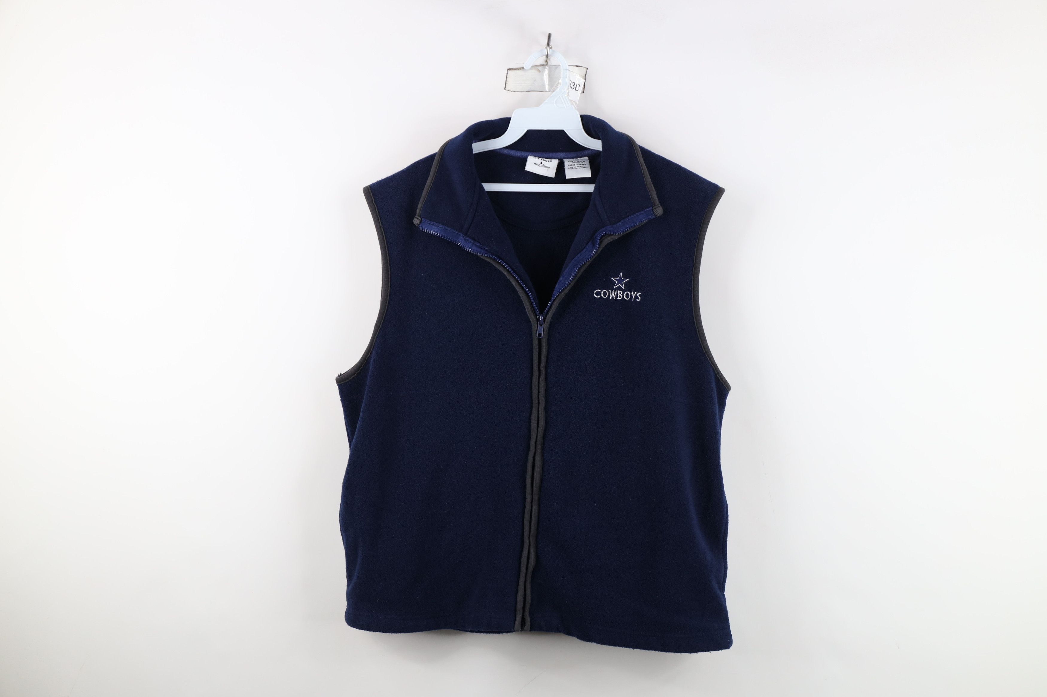 Vintage Vintage Y2K 2000 Dallas Cowboys Football Fleece Vest Jacket Size L / US 10 / IT 46 - 1 Thumbnail