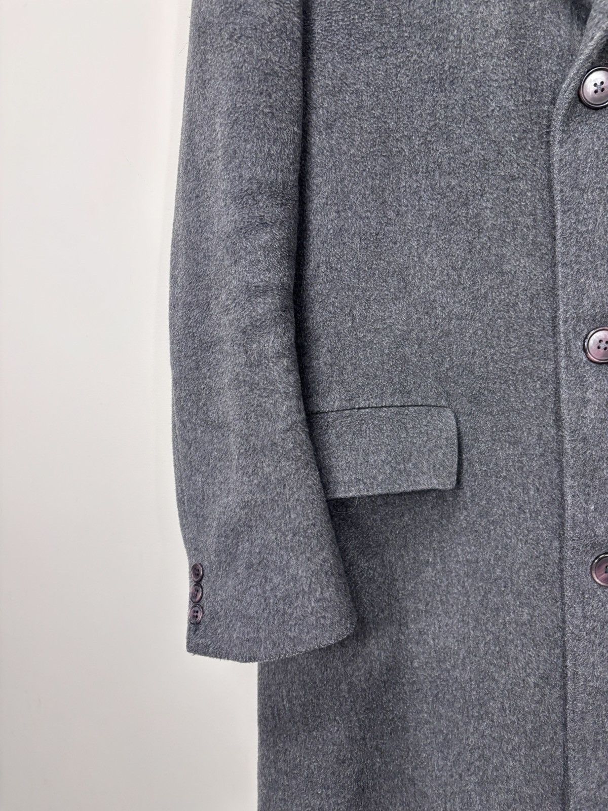 Other Hammersley Vintage Men’s Tailored Grey Wool Cashmere Coat Size US M / EU 48-50 / 2 - 5 Thumbnail