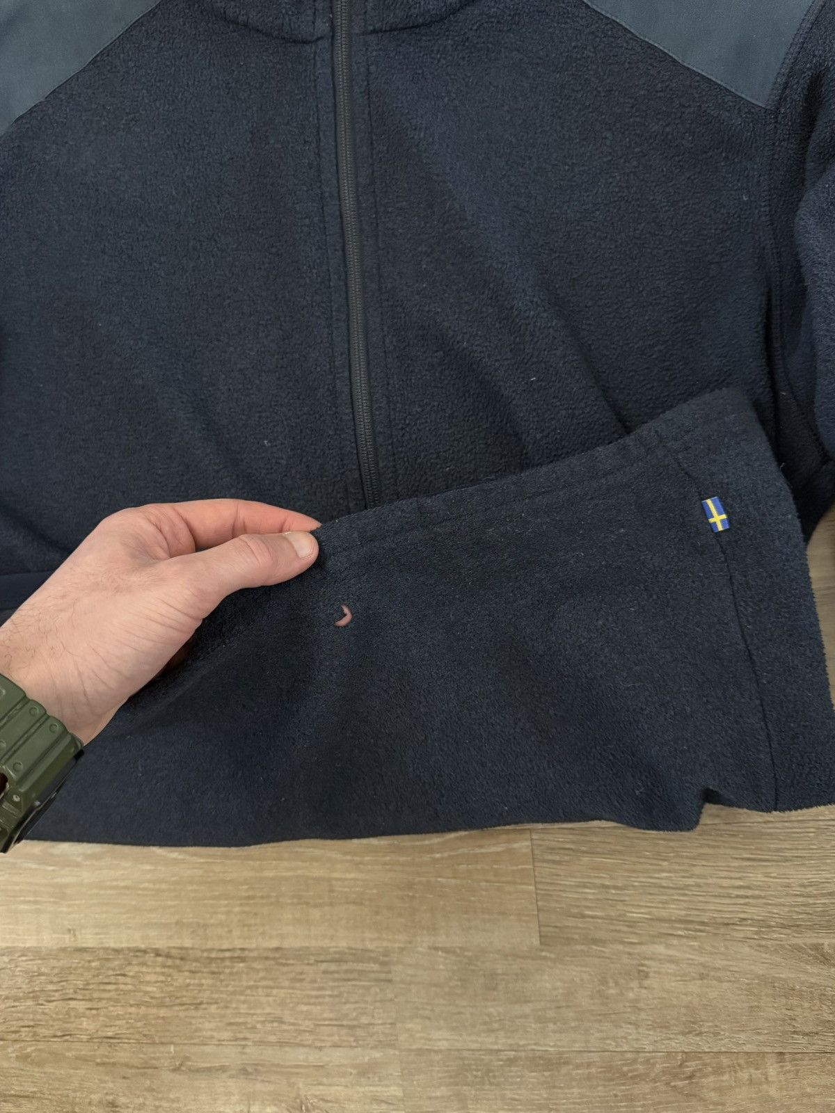 Fjallraven Fjallraven Sten Navy Outdoor Gorpcore Fleece Jacket Size US L / EU 52-54 / 3 - 14 Thumbnail