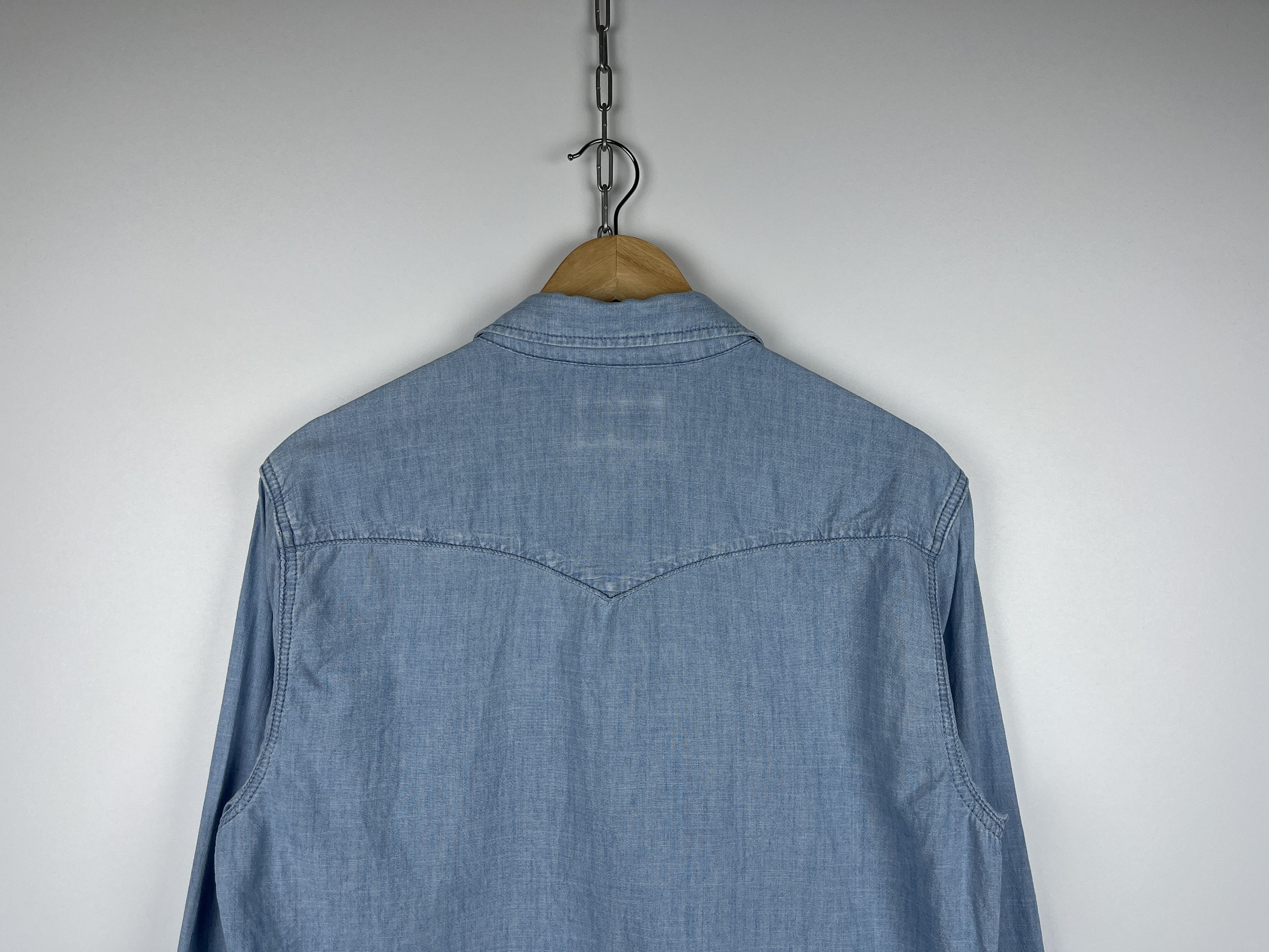 Nudie Jeans Nudie Jeans Jonis Denim Shirt Pearl Snap Button Size US M / EU 48-50 / 2 - 12 Thumbnail