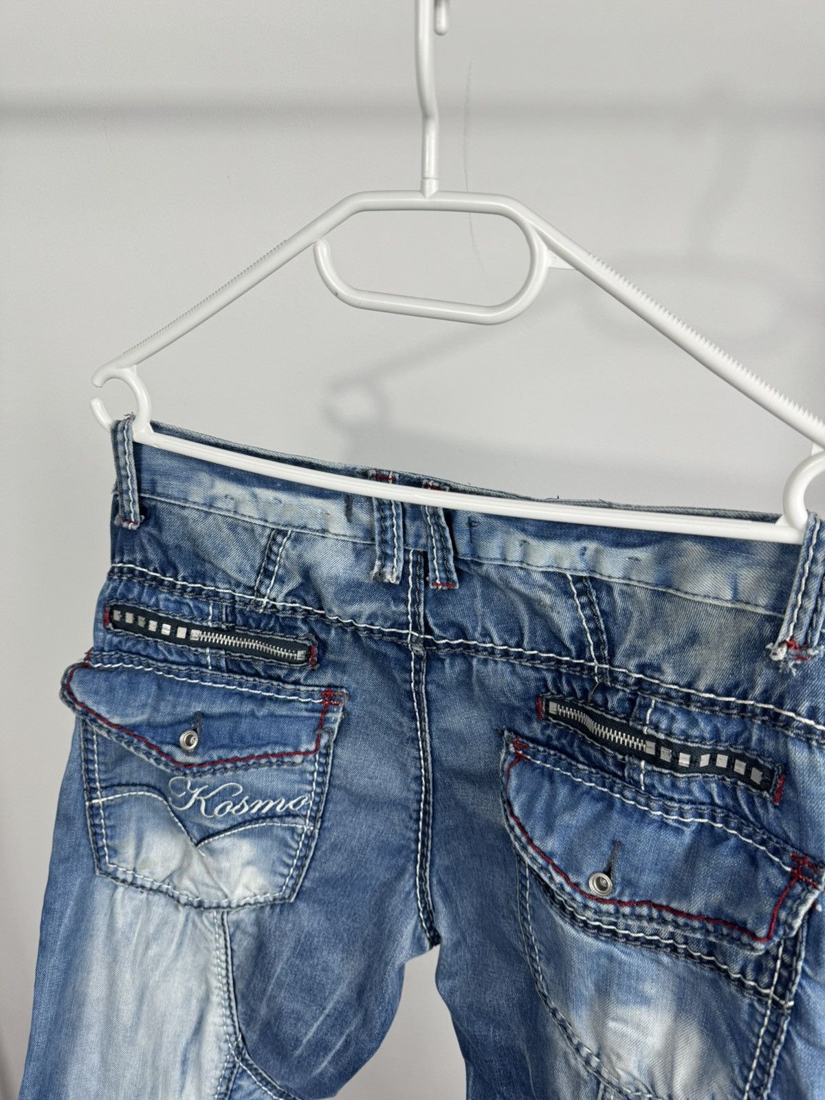 Other Kosmo Lupo Y2K Biker Cargo Jeans Moto Denim Pants W32 Size US 32 / EU 48 - 15 Thumbnail