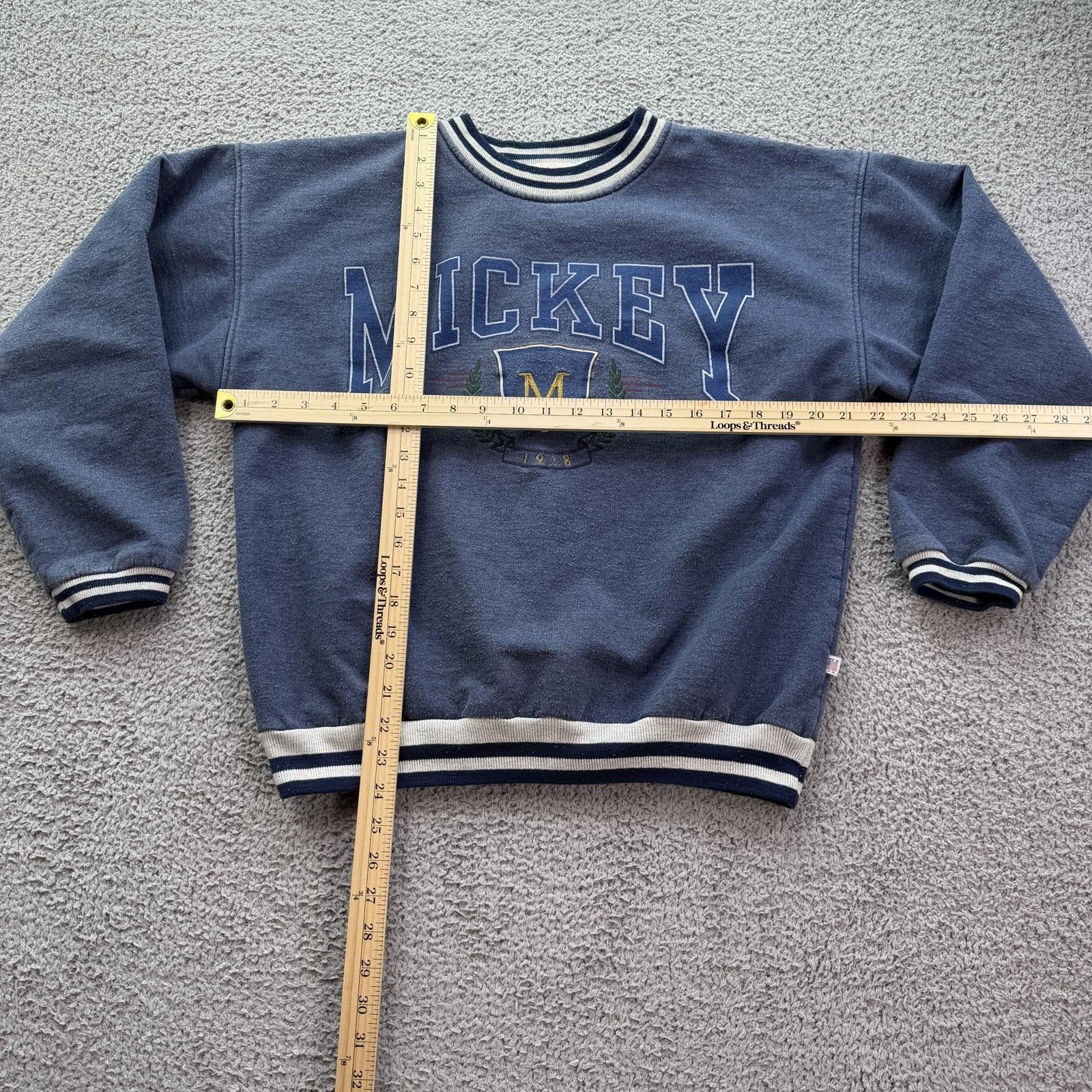 Disney Vintage 90s Mickey Mouse Disney Store USA Made Sweatshirt Size US L / EU 52-54 / 3 - 3 Thumbnail