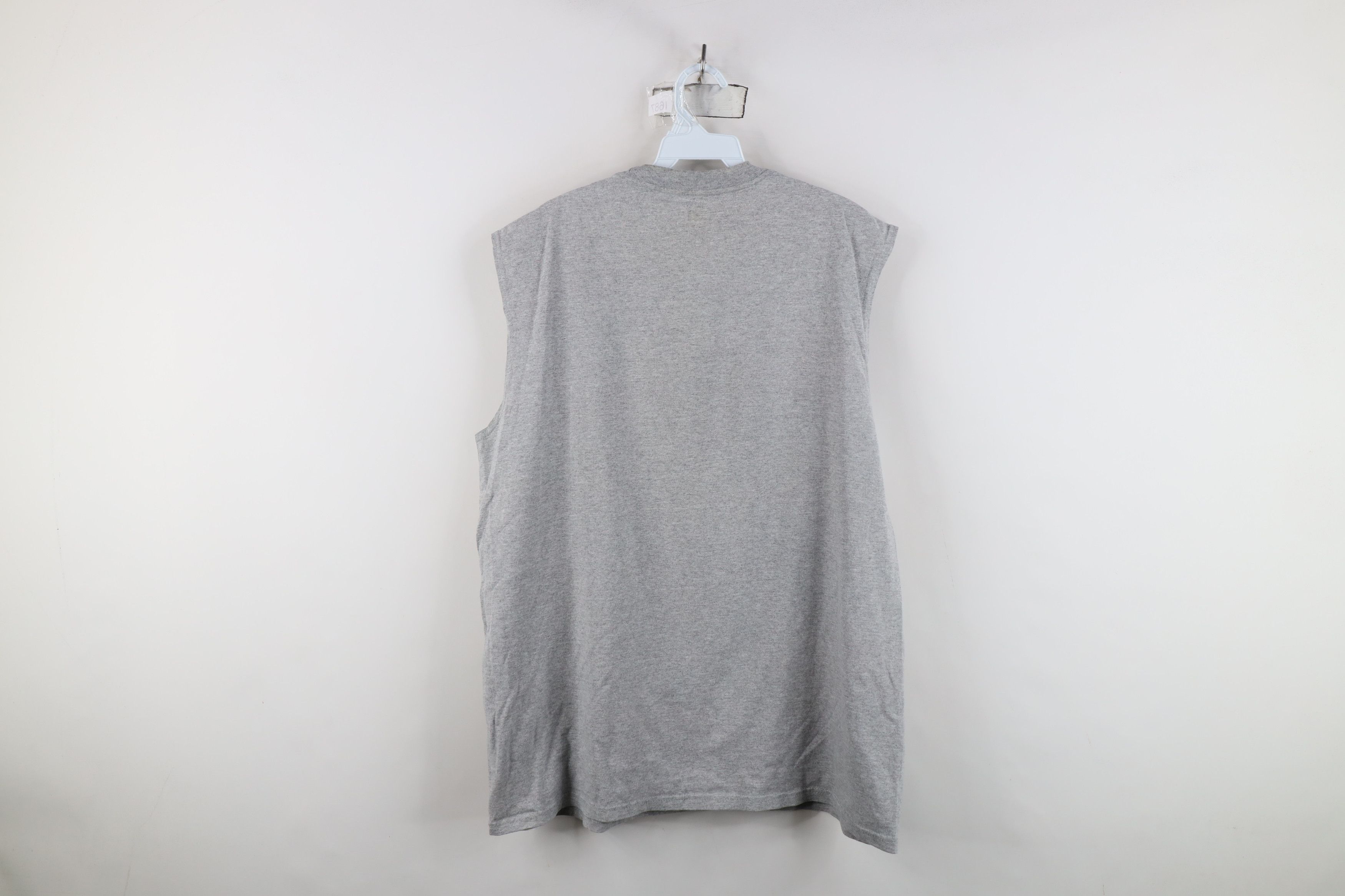 Vintage Vintage Y2K Cleveland Indians Baseball Muscle T-Shirt Gray Size US XL / EU 56 / 4 - 10 Thumbnail