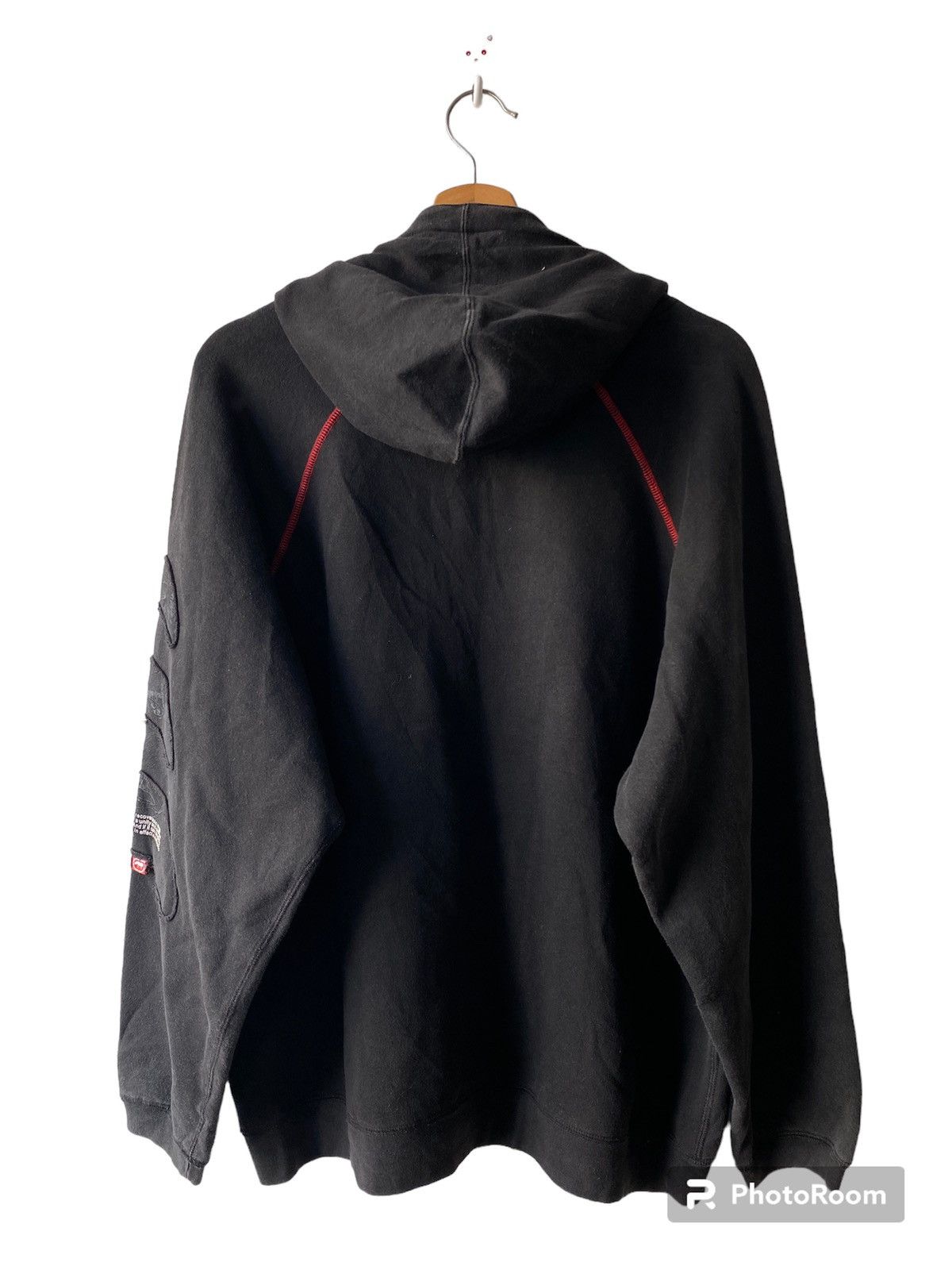 Ecko Unltd. 2000s - Ecko Unltd Complex Hoodie Faded Black Size US L / EU 52-54 / 3 - 2 Thumbnail