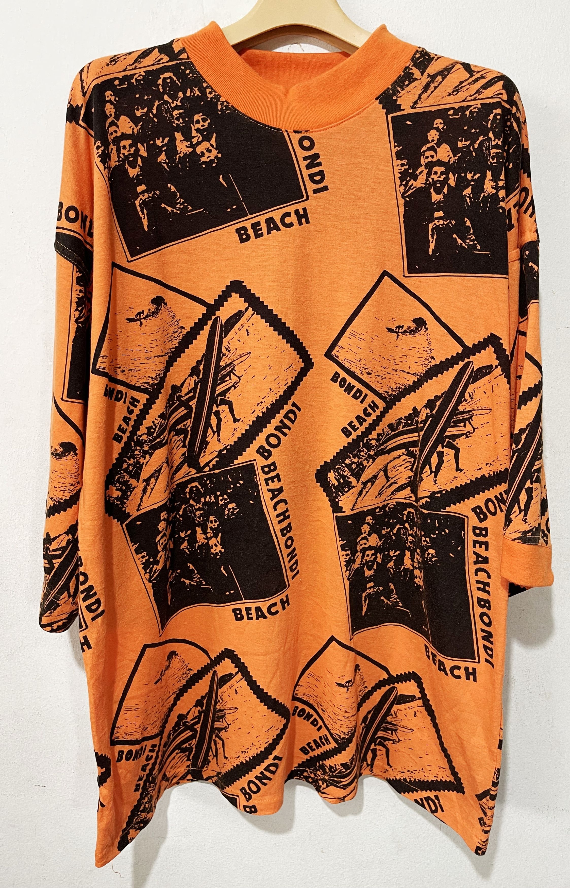 Vintage Vintage 90s Surf AOP Shirt Size US XL / EU 56 / 4 - 1 Thumbnail