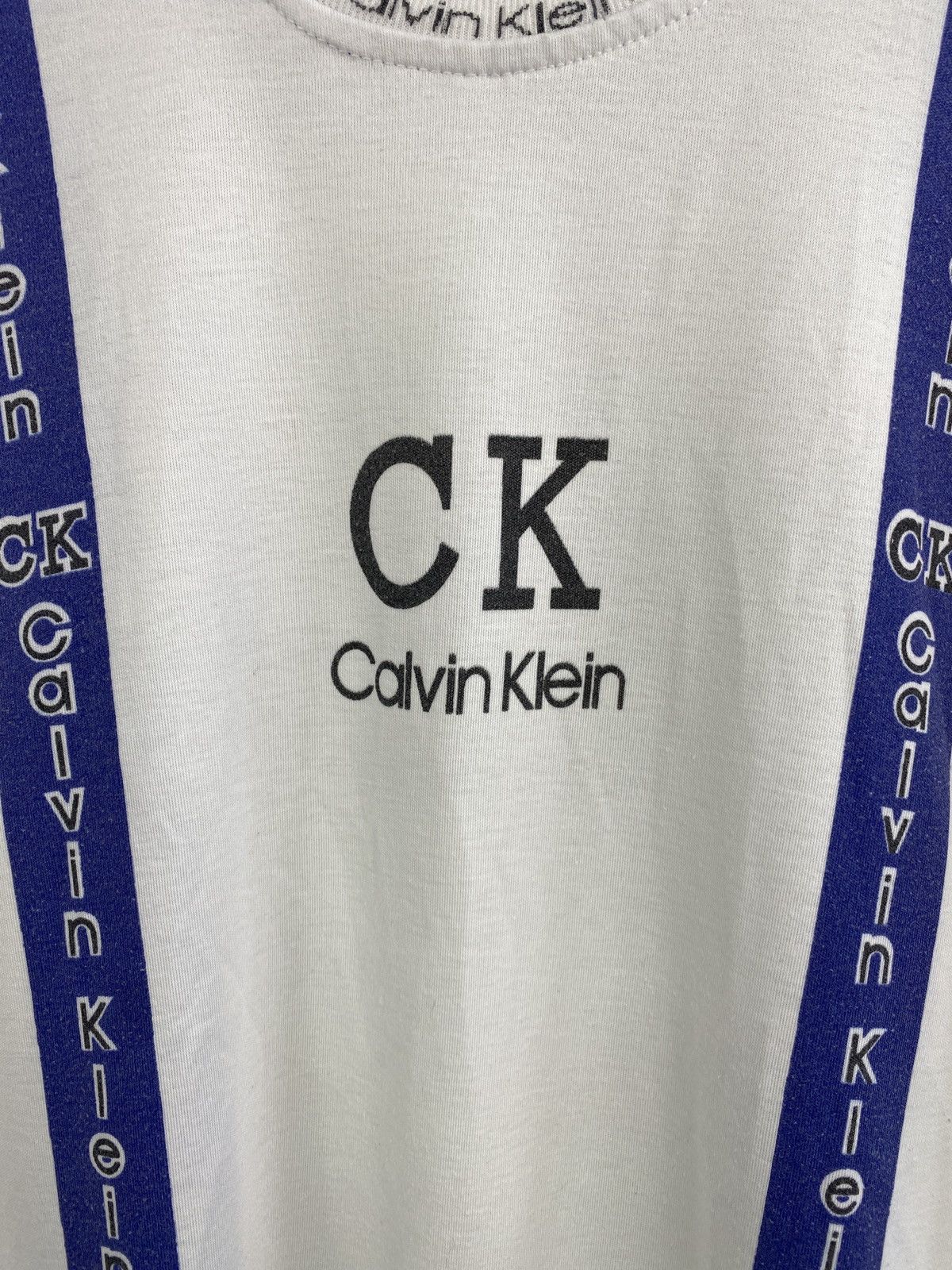 Calvin Klein × Vintage Vintage 1990s Calvin Klein Jeans Rare retro hype Y2K t-shirt Size US M / EU 48-50 / 2 - 6 Thumbnail