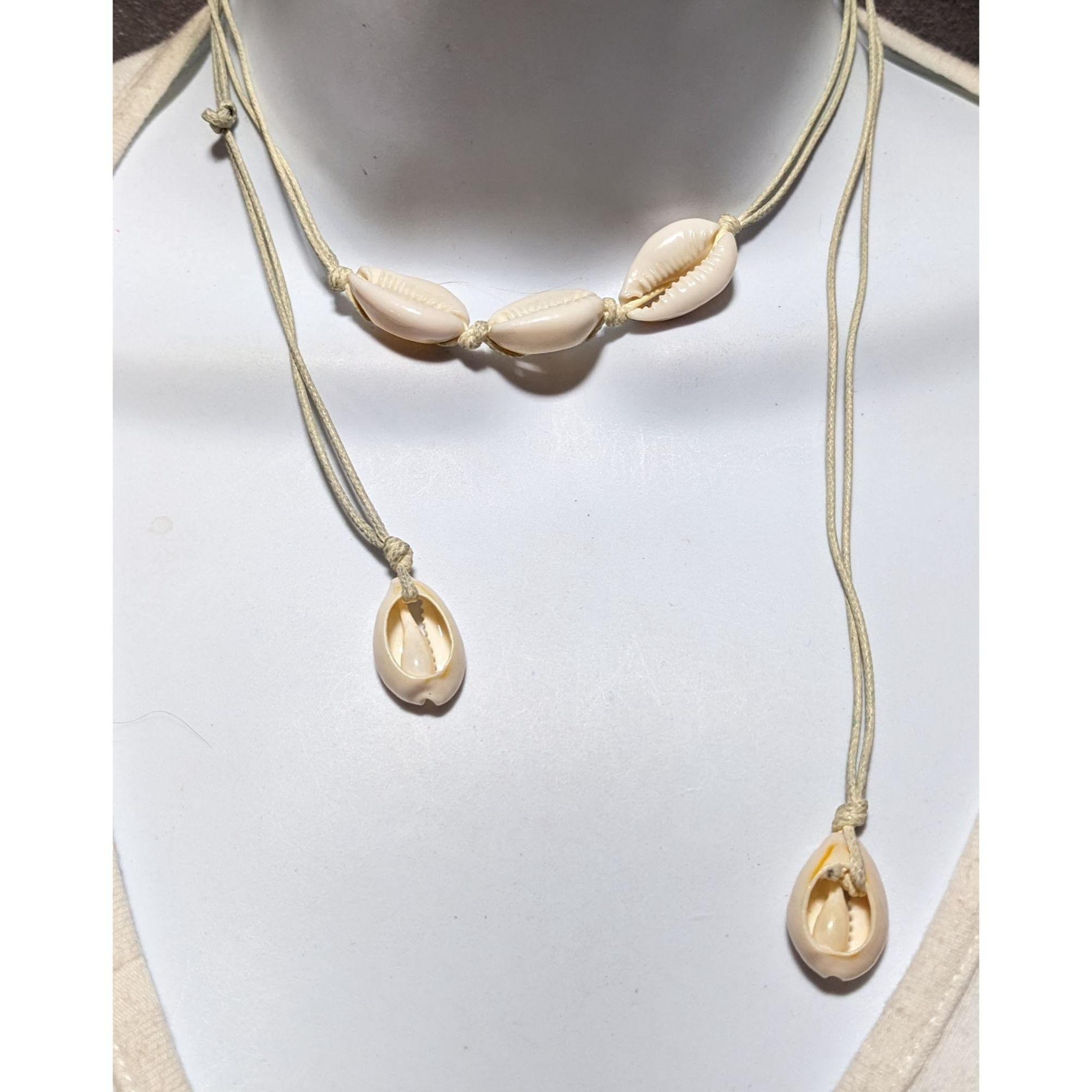Other Handmade Cowrie Shell Wrap Necklace Size ONE SIZE - 3 Thumbnail