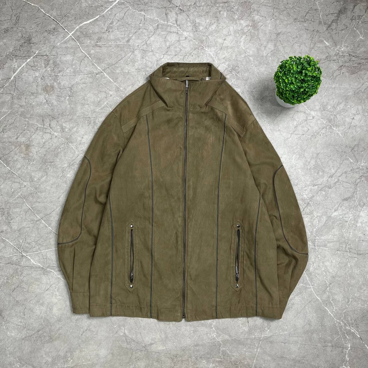 Japanese Brand Vitnage Y2K Avant Gard Leather Jacket Opium Rare 90s Casual Size US XXL / EU 58 / 5 - 1 Thumbnail