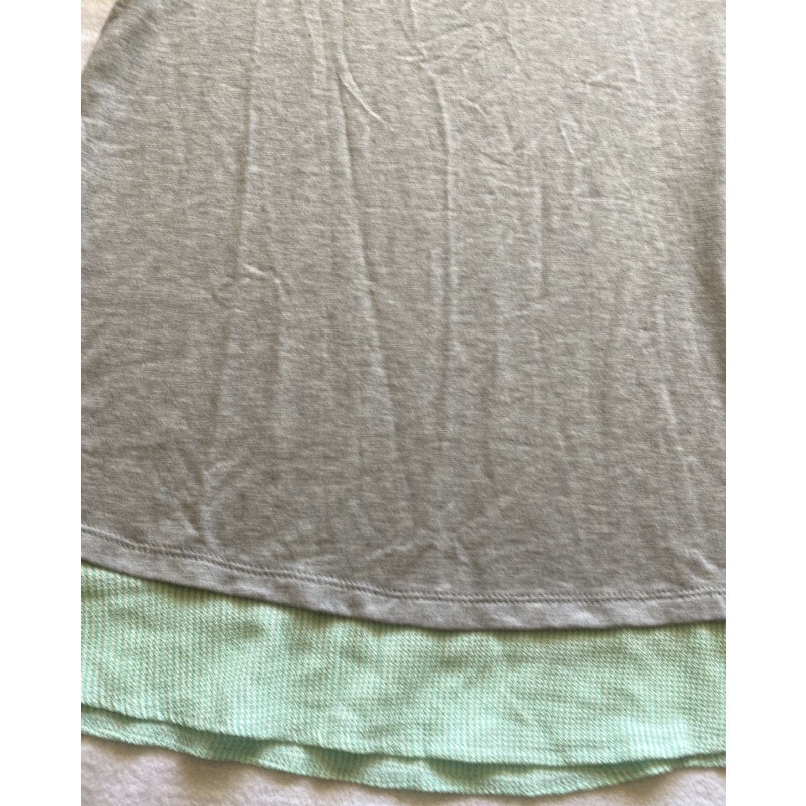 Vintage VINTAGE Weekend Love T-Shirt Gray Ladies L Regular Fit Casual Short Sleeve Pullover Round Neck Oversized Blouse Top NWT 21-31 Size L / US 10 / IT 46 - 4 Thumbnail