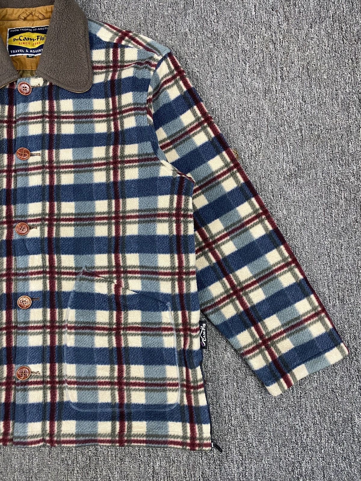 Japanese Brand × Polartec Pro Cam-Fis Checkered Polartec Fleece Size US M / EU 48-50 / 2 - 3 Thumbnail