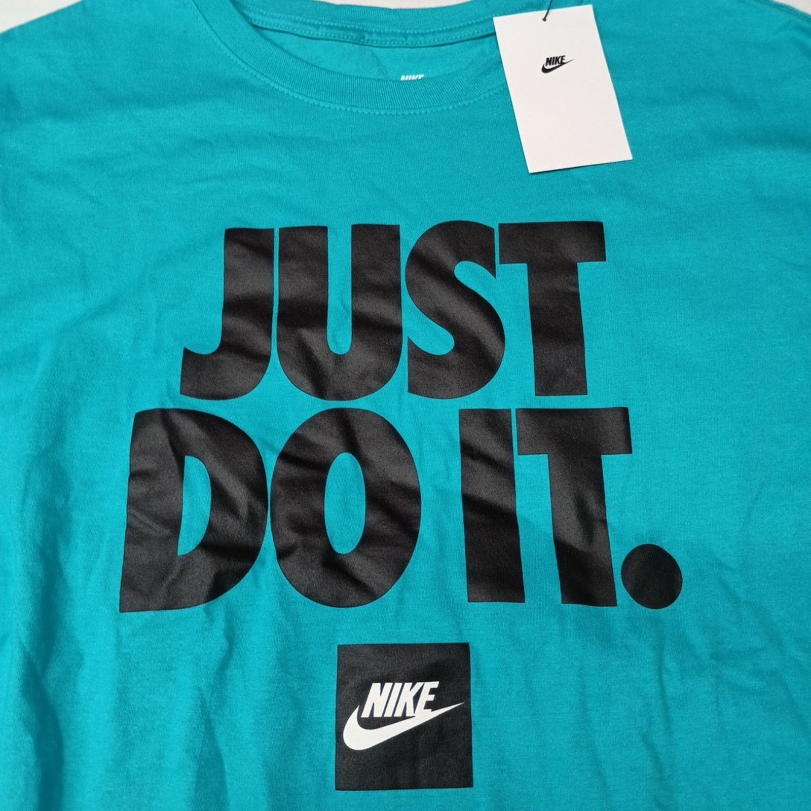 Nike Nike Tee Shirt Men 2XL Sportswear "Just Do It" Graphic Green Size US XXL / EU 58 / 5 - 2 Thumbnail