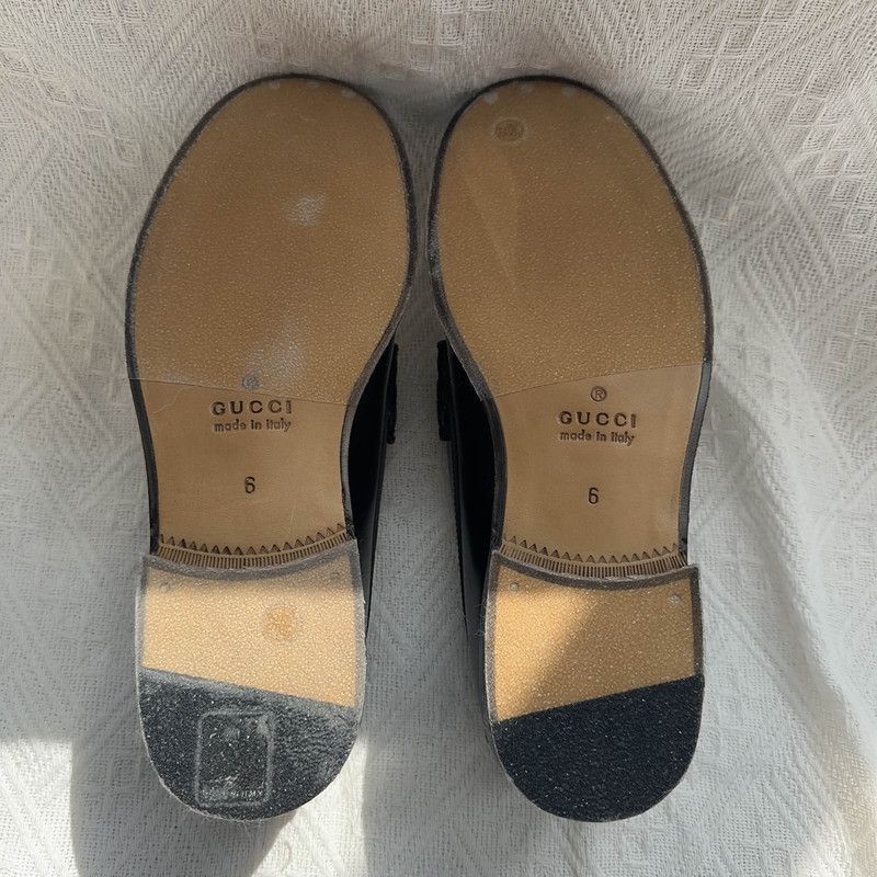 Gucci Gucci Stylish Black Leather Loafers for Men - Size US 7.5 / EU 40-41 - 4 Thumbnail