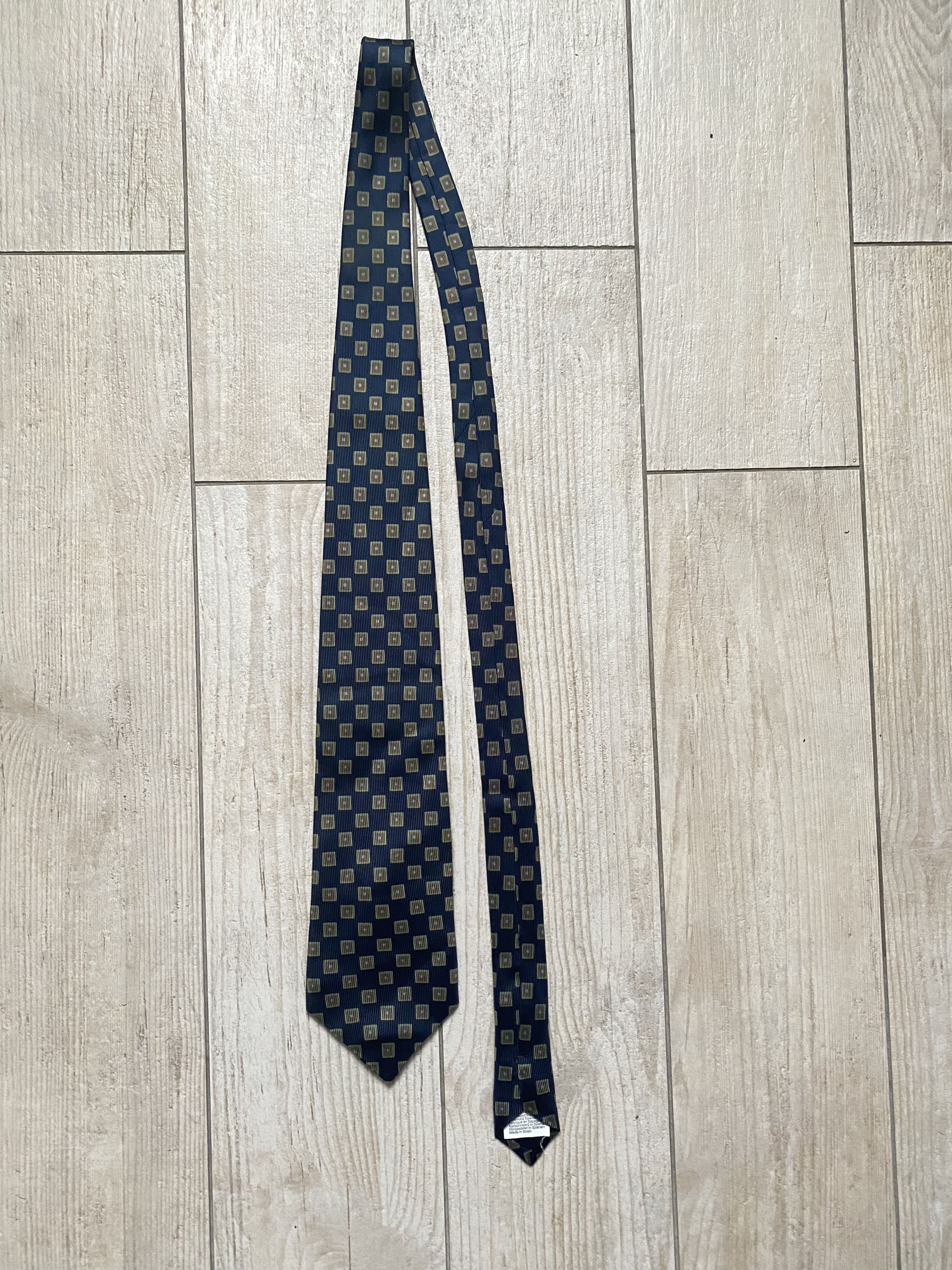 Massimo Dutti × Vintage Vintage Massimo Dutti Silk Tie – Made in Spain Size ONE SIZE - 2 Thumbnail