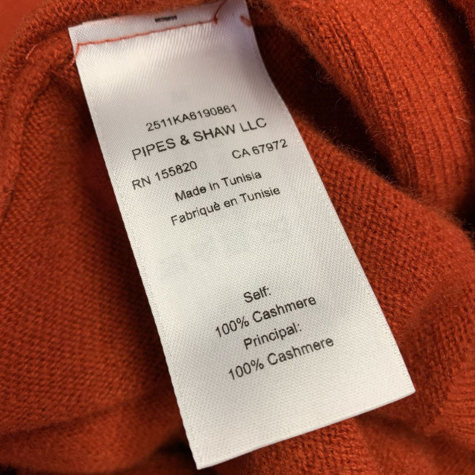Veronica Beard VERONICA BEARD Size M Rust Cashmere Cardigan Sweater Size M / US 6-8 / IT 42-44 - 6 Thumbnail